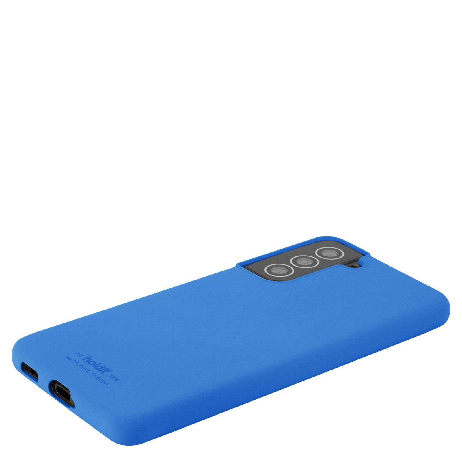 Siliconen hoesje Samsung Galaxy S22 Blauw