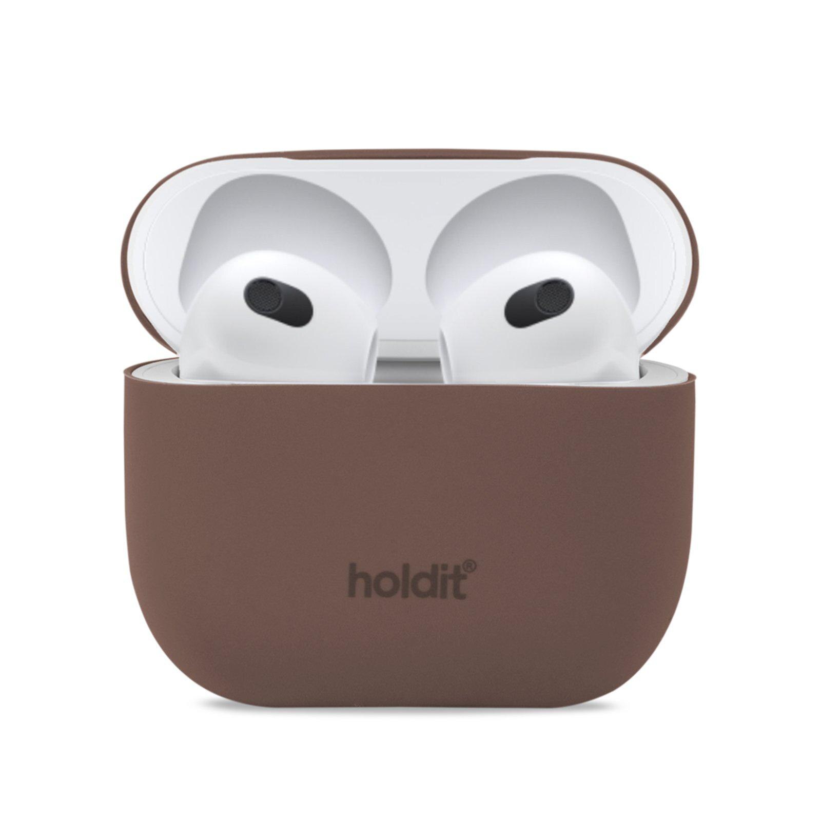 Siliconen hoesje AirPods 3 Dark Brown