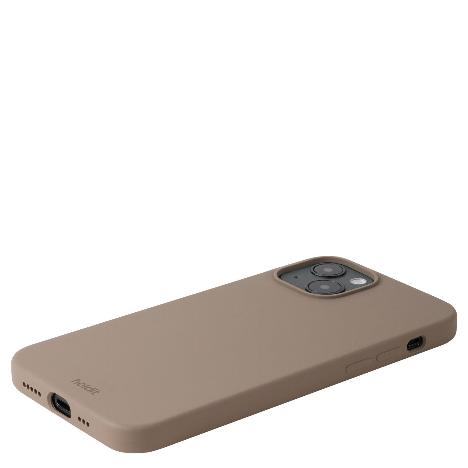 Siliconen hoesje iPhone 14 Plus Bruin