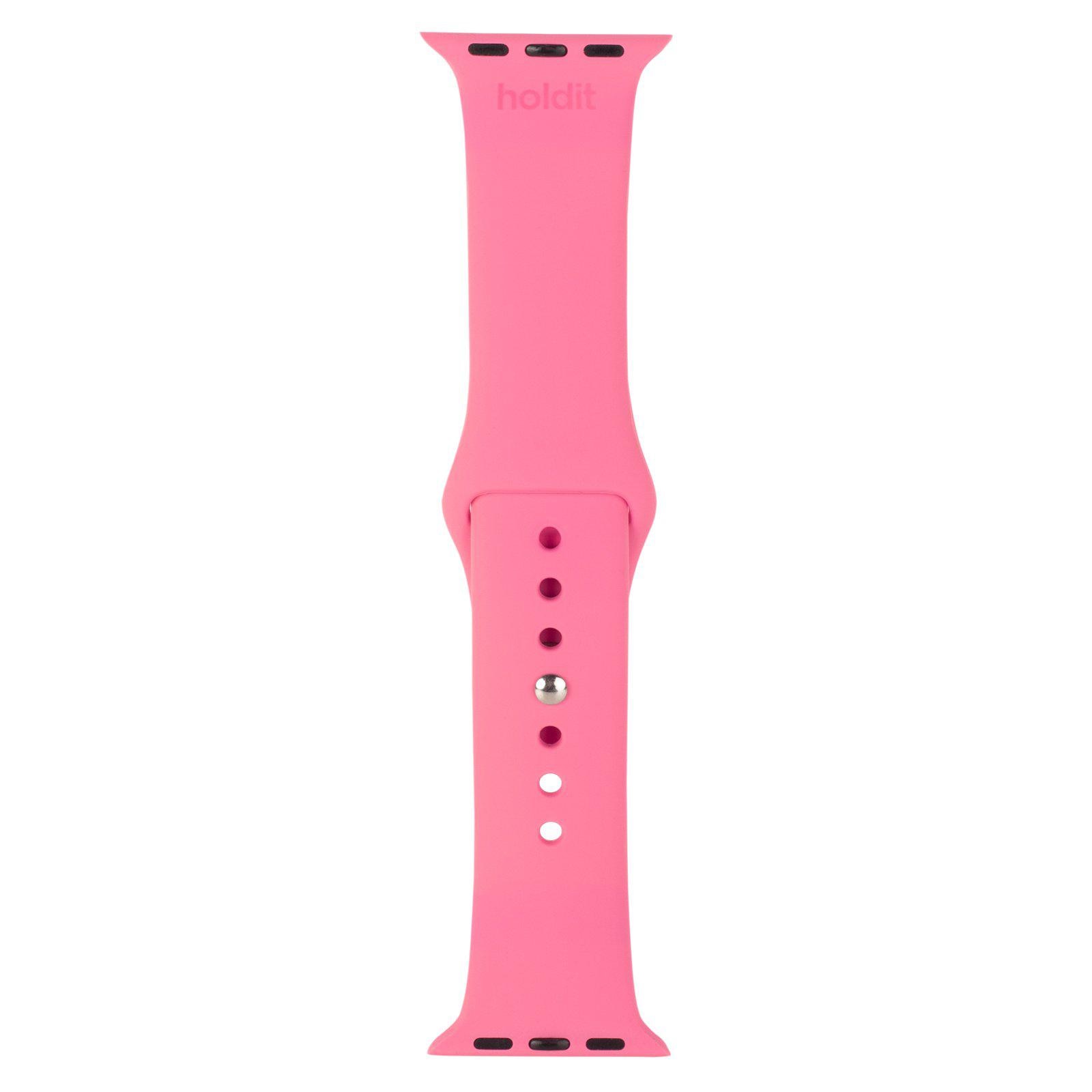Apple Watch 38/40/41 mm Siliconen bandje Bright Pink