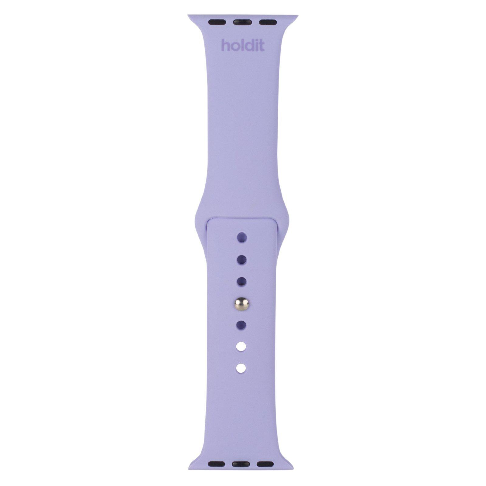 Apple Watch 45mm Series 8 Siliconen bandje Lavender