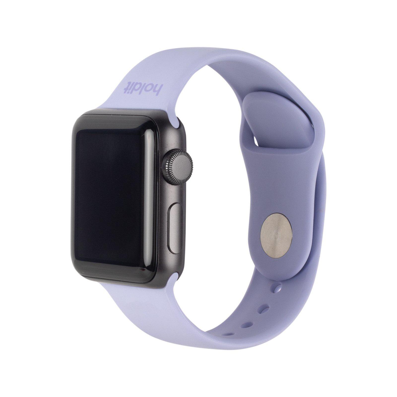 Apple Watch 45mm Series 8 Siliconen bandje Lavender