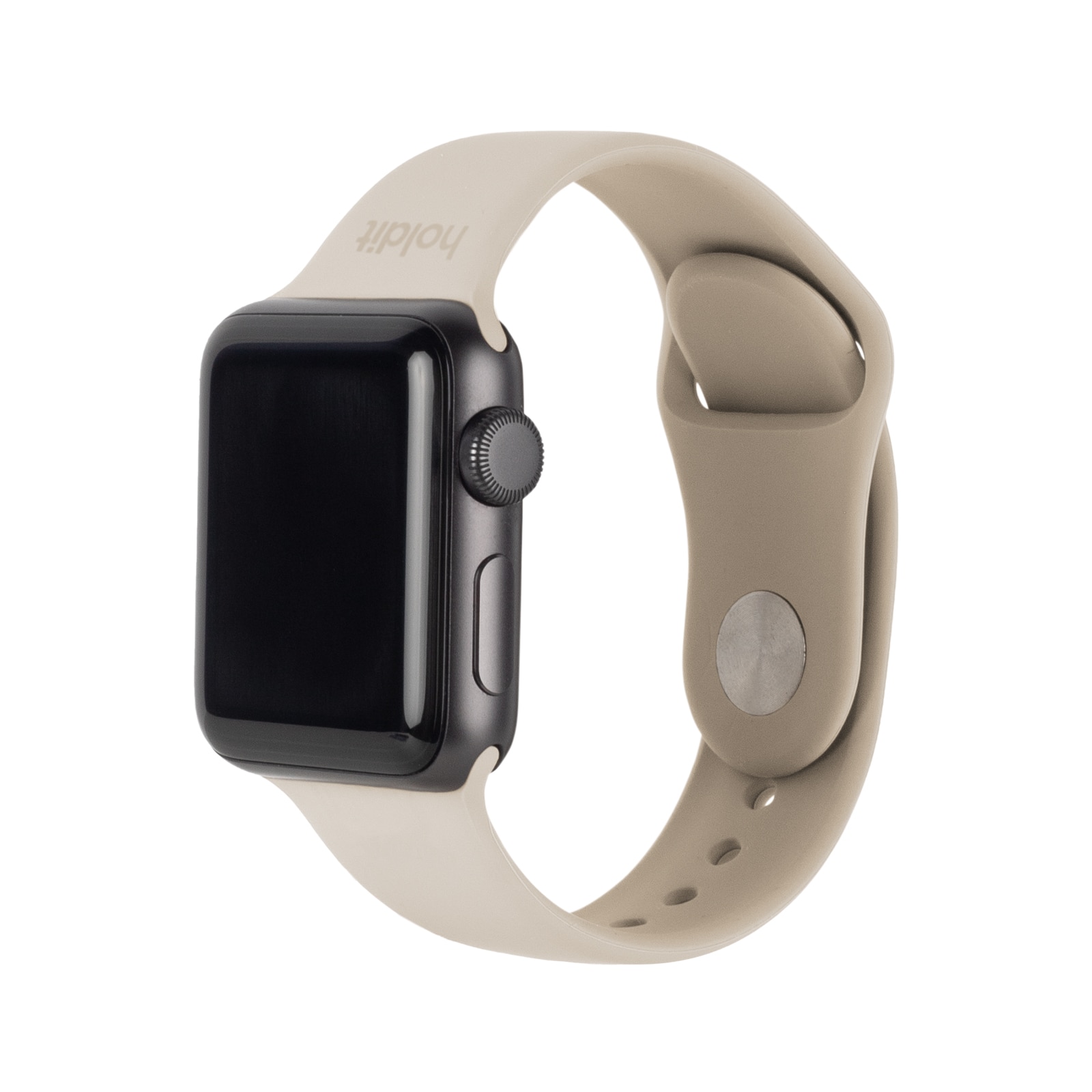 Apple Watch 41mm Series 9 Siliconen bandje Light Beige