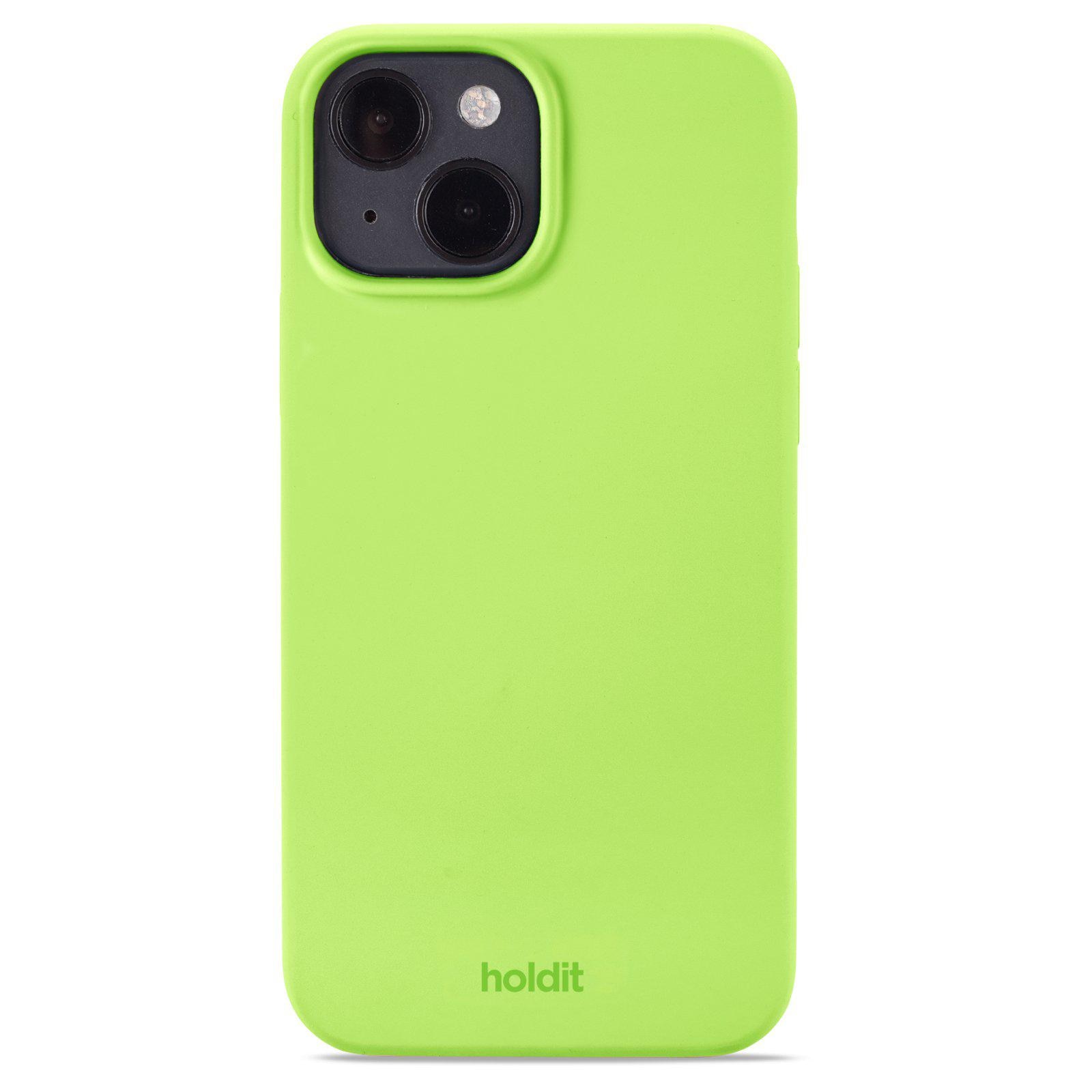 Siliconen hoesje iPhone 14 Acid Green