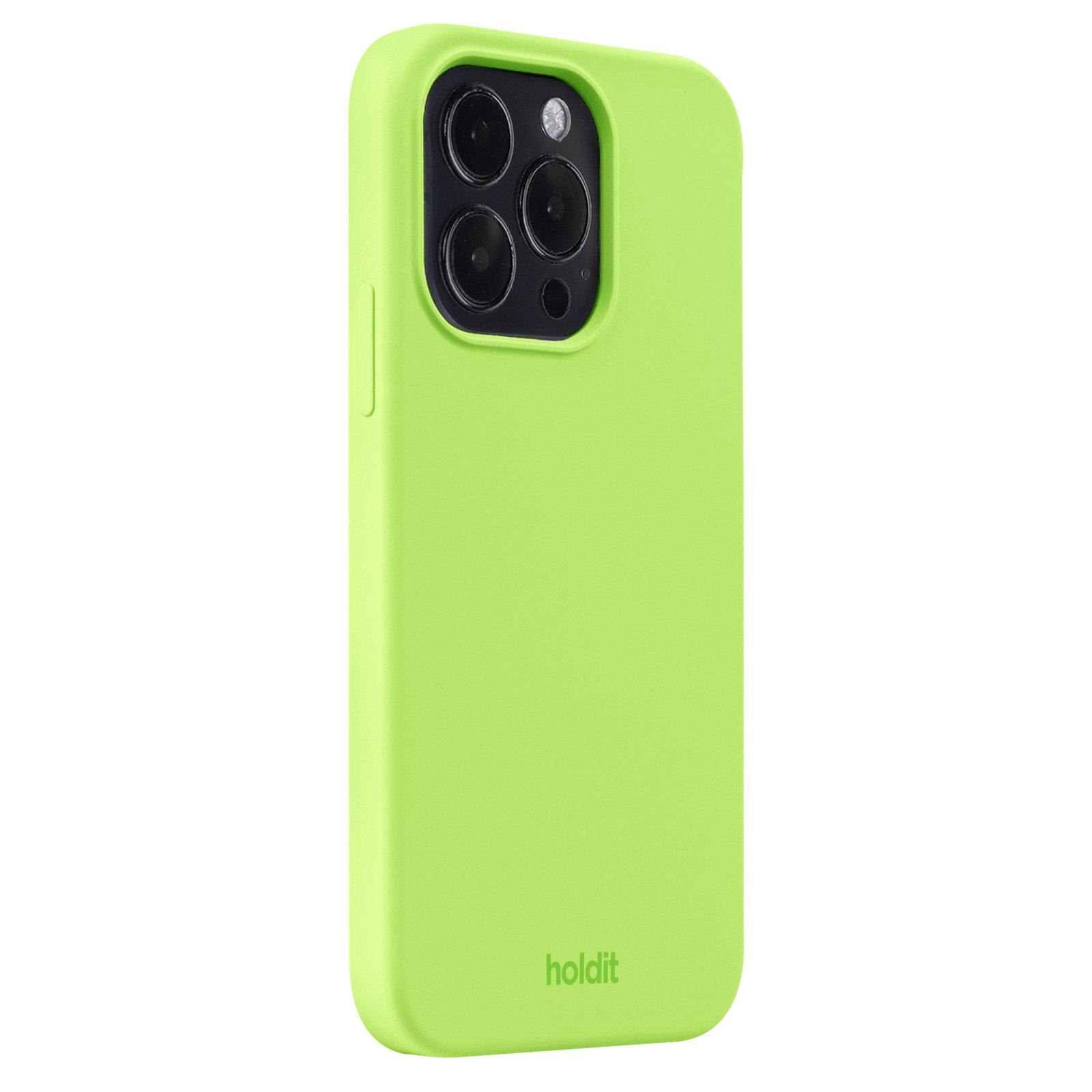 Siliconen hoesje iPhone 14 Pro Acid Green