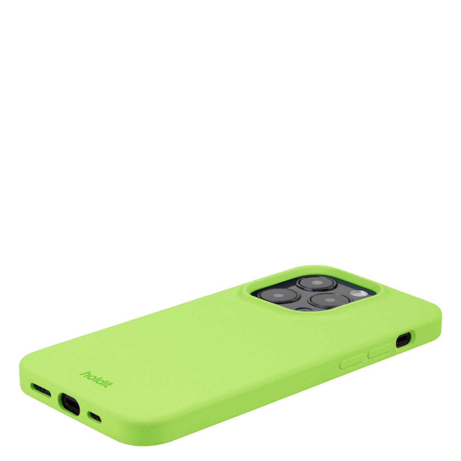 Siliconen hoesje iPhone 14 Pro Acid Green