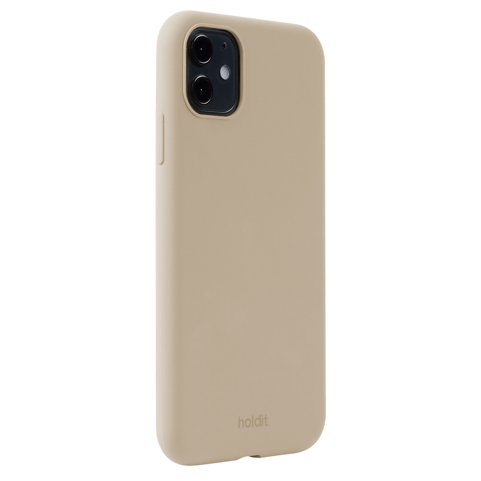 Siliconen hoesje iPhone 11 Beige
