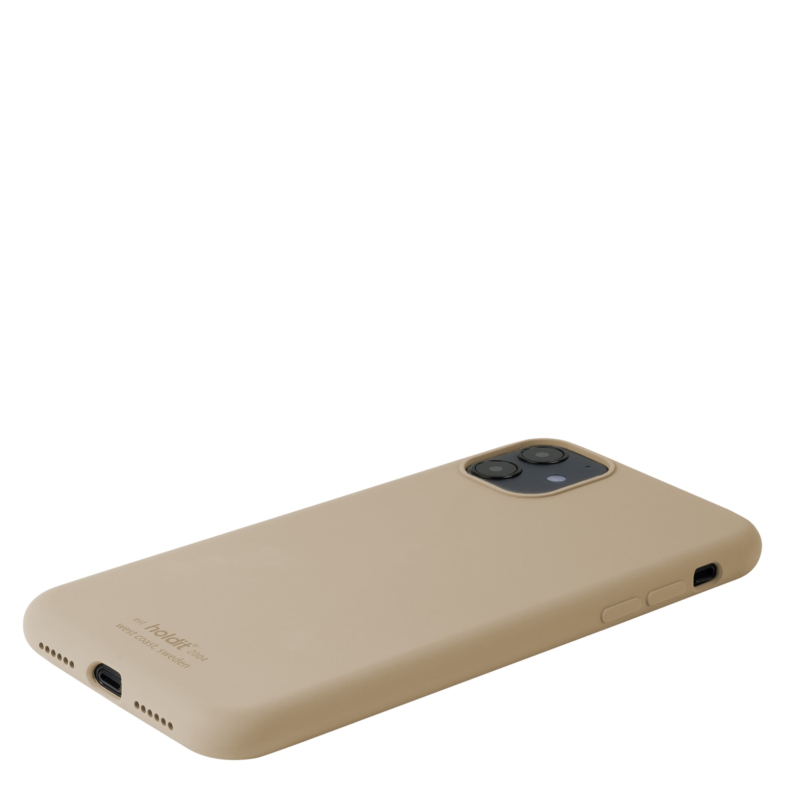 Siliconen hoesje iPhone 11 Latte Beige