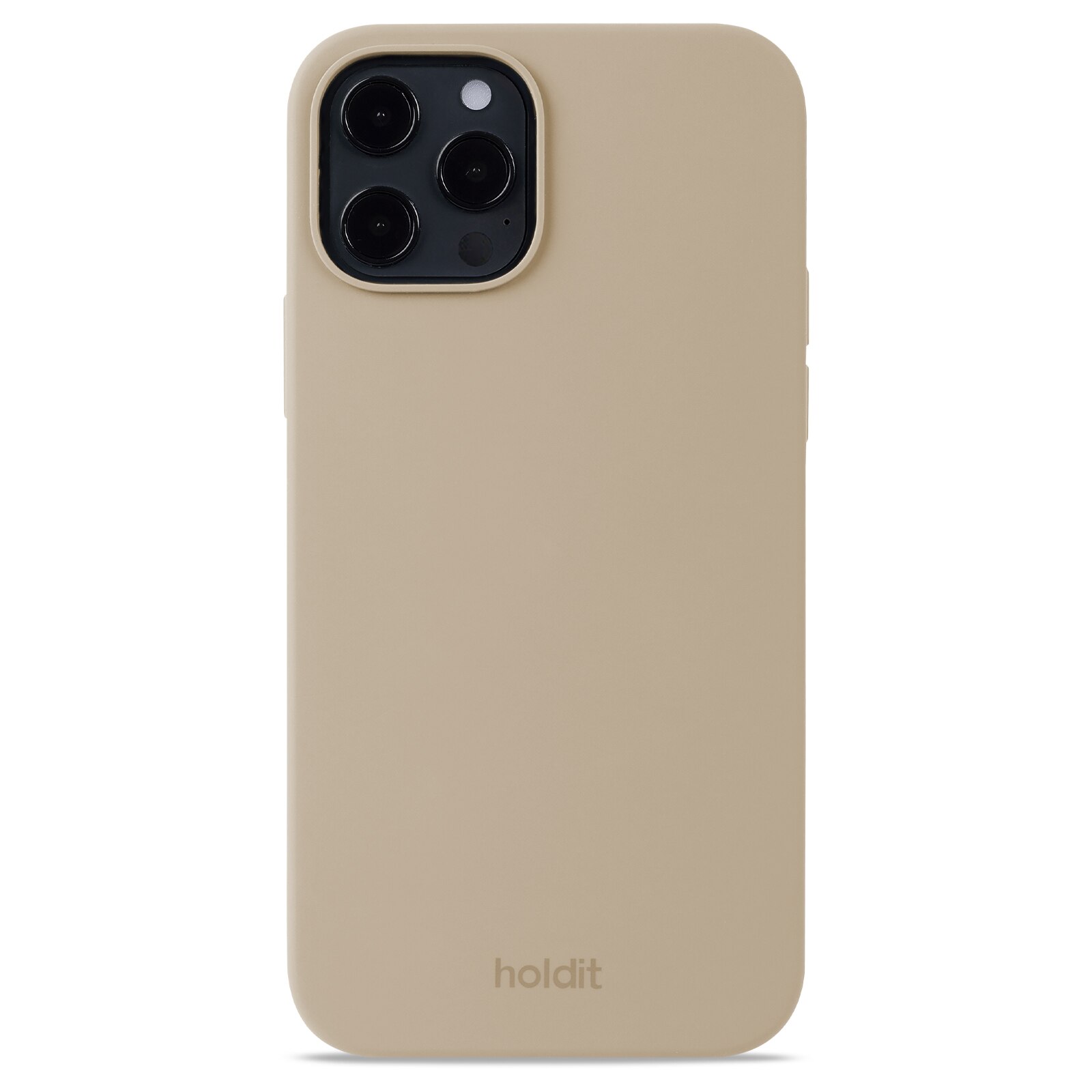 Siliconen hoesje iPhone 12/12 Pro Latte Beige