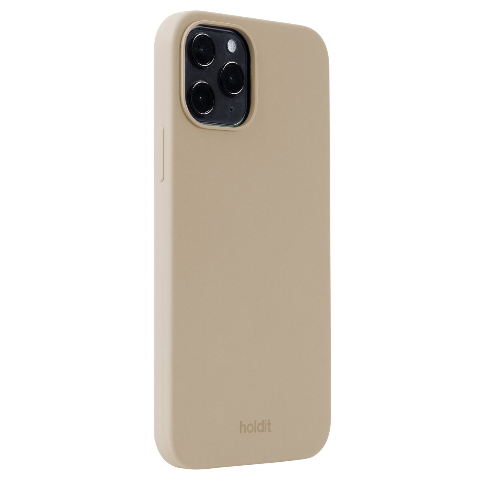 Siliconen hoesje iPhone 12/iPhone 12 Pro Beige