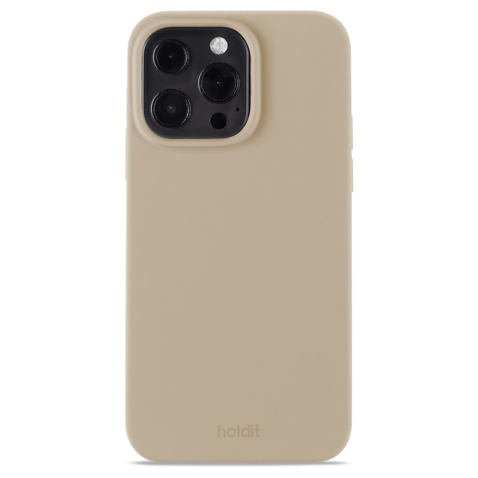 Siliconen hoesje iPhone 13 Pro Latte Beige