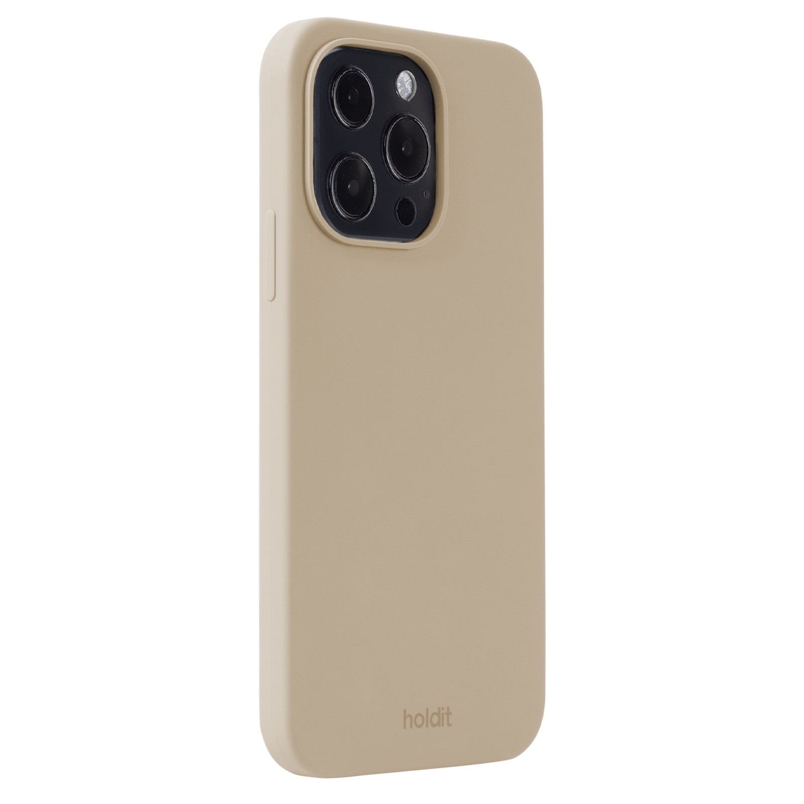 Siliconen hoesje iPhone 13 Pro Latte Beige