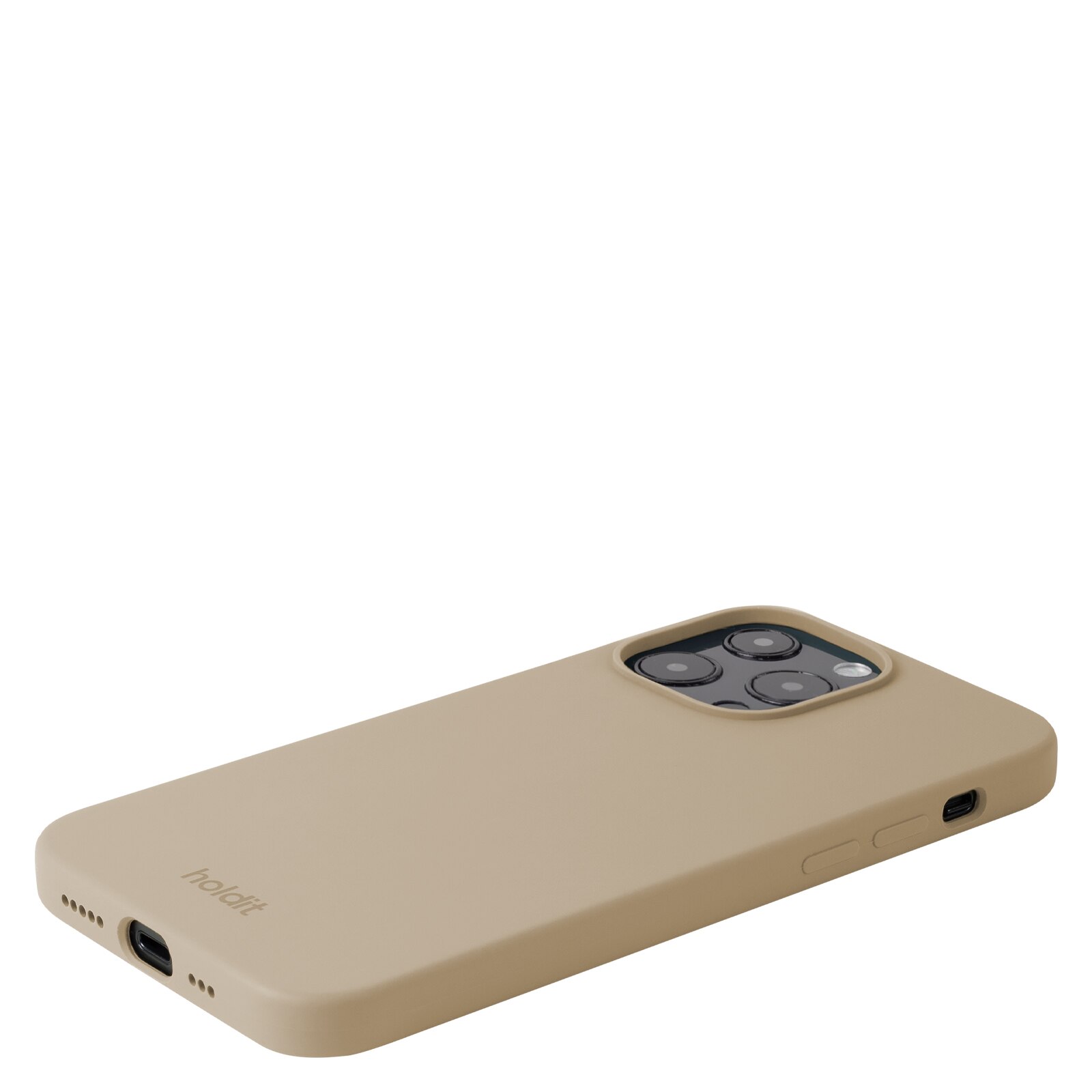 Siliconen hoesje iPhone 13 Pro Beige