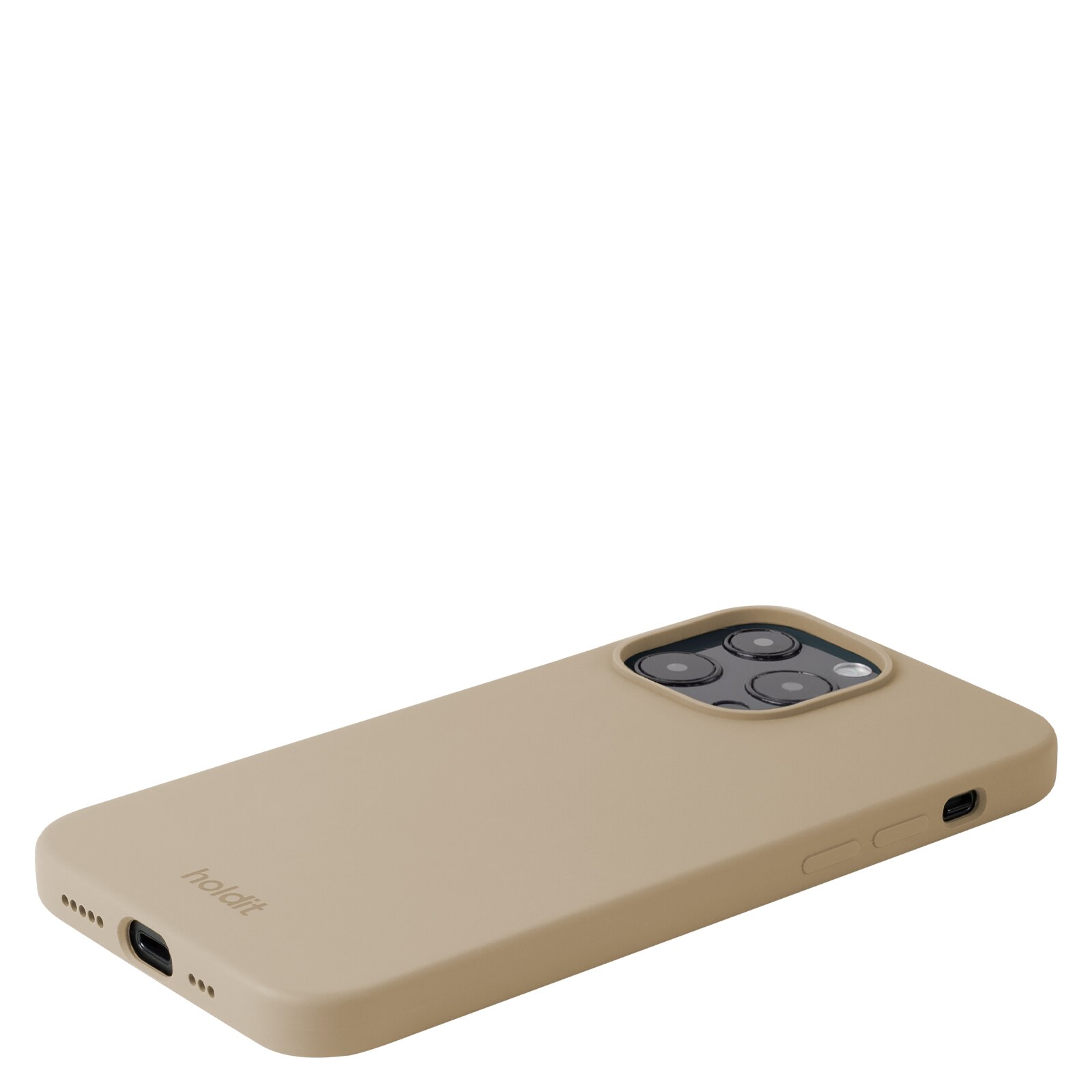 Siliconen hoesje iPhone 13 Pro Latte Beige