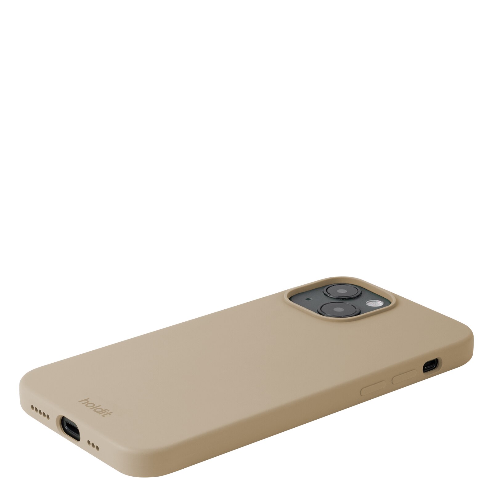 Siliconen hoesje iPhone 14 Latte Beige