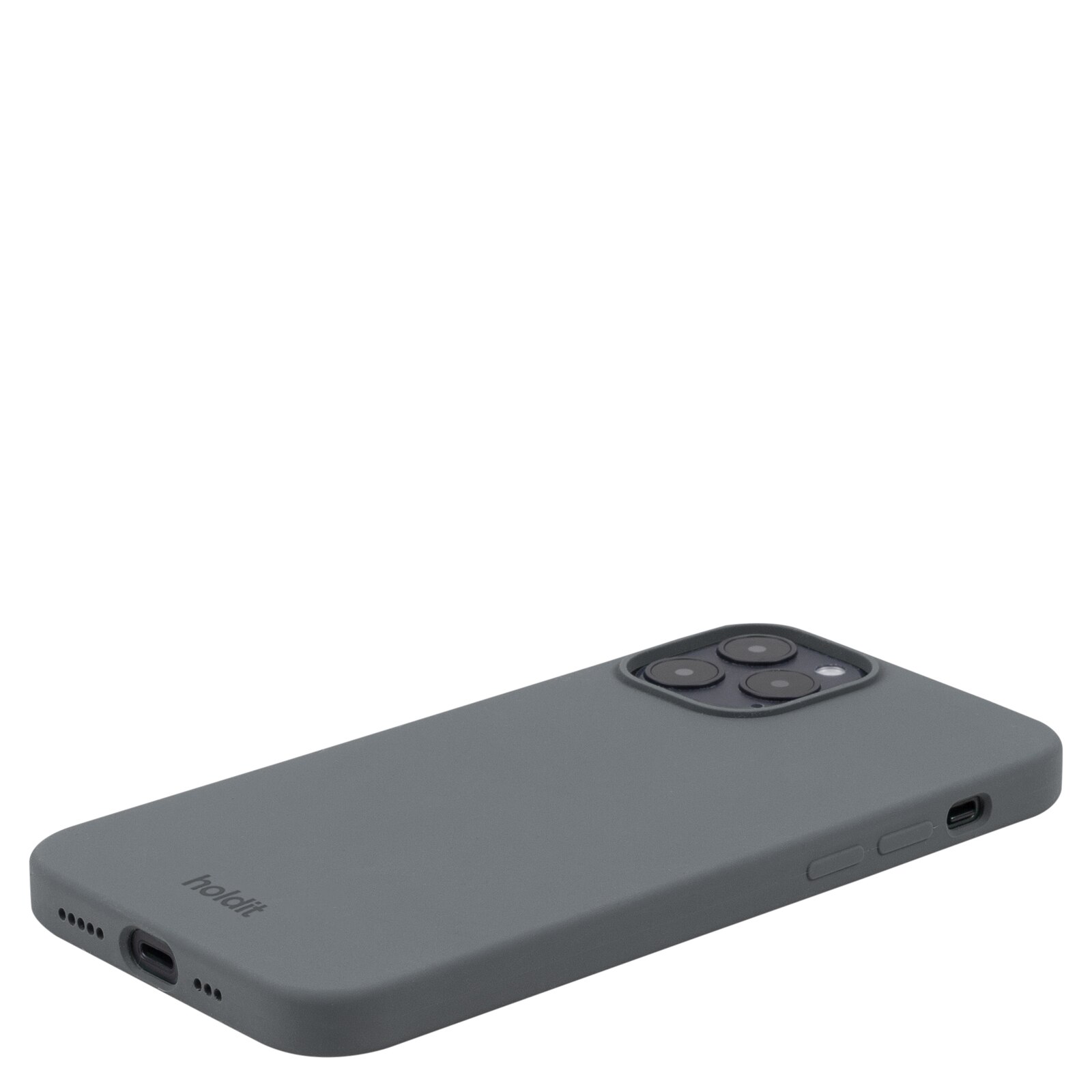 Siliconen hoesje iPhone 12/iPhone 12 Pro Grijs