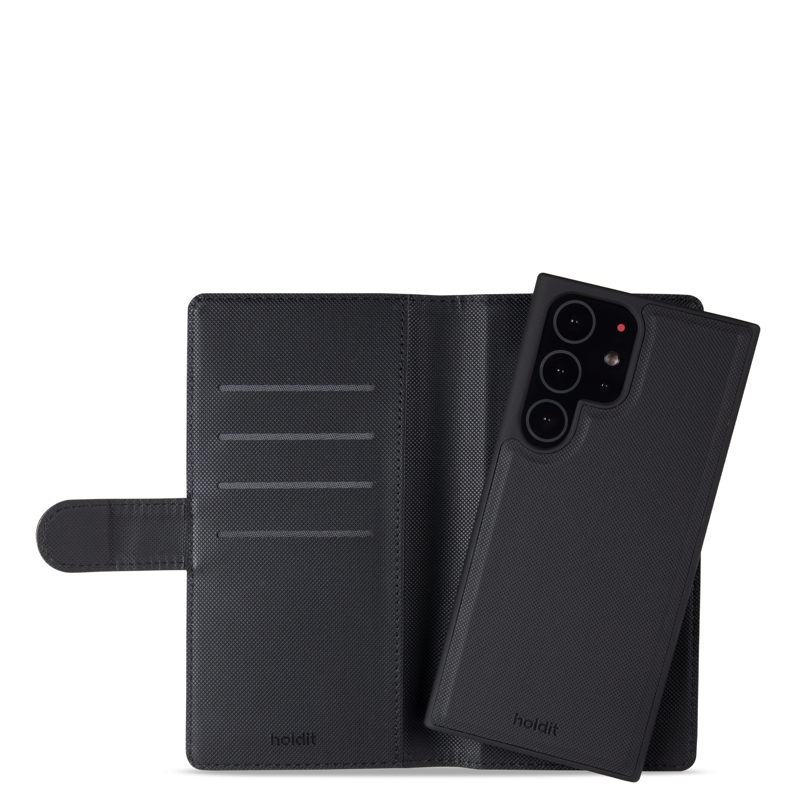 Bookcover hoesje Magneet Samsung Galaxy S23 Ultra zwart