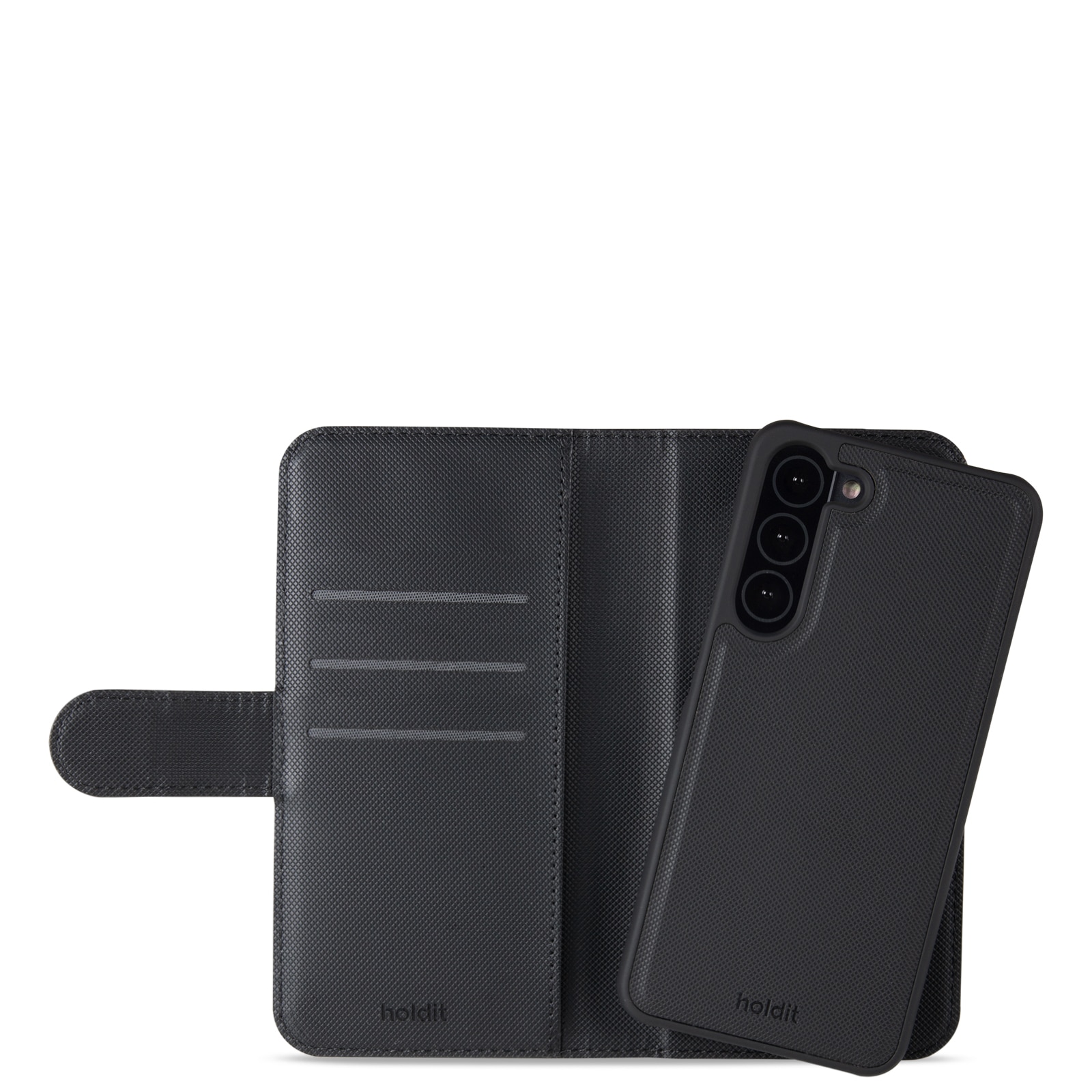 Bookcover hoesje Magneet Samsung Galaxy S23 Plus zwart