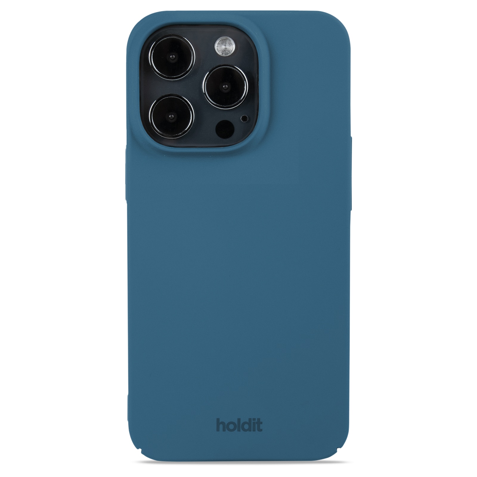 Slim Hoesje iPhone 15 Pro Denim Blue