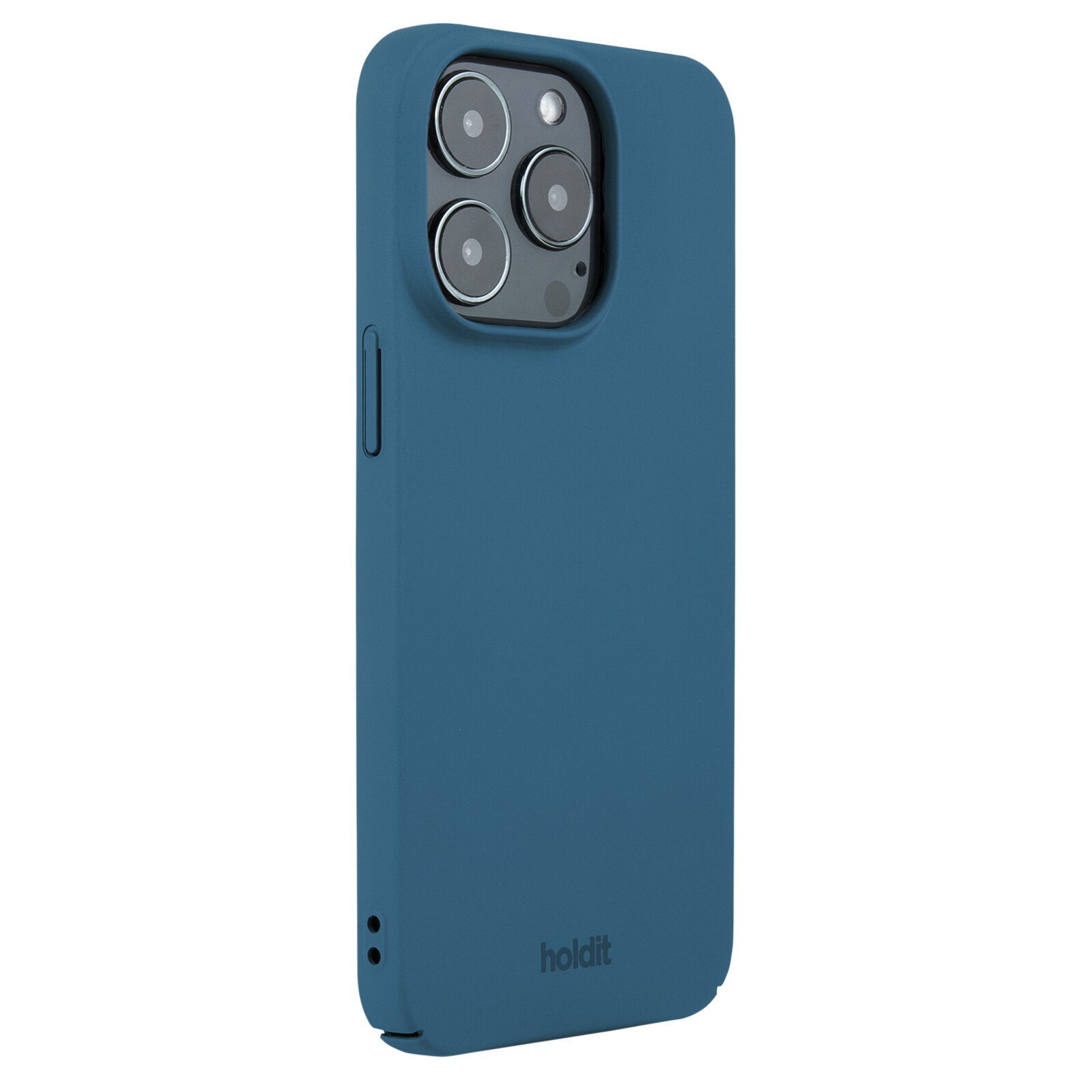 Slim Hoesje iPhone 15 Pro Denim Blue