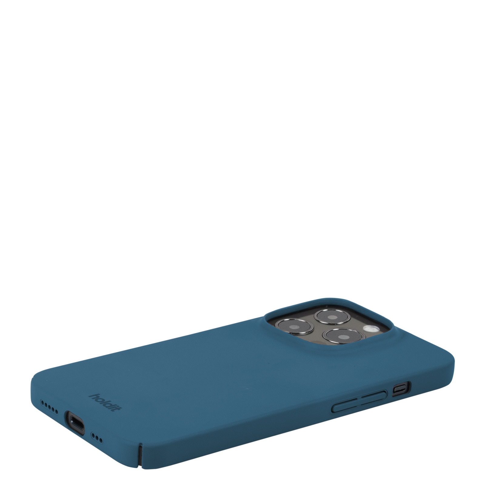 Slim Hoesje iPhone 15 Pro Denim Blue