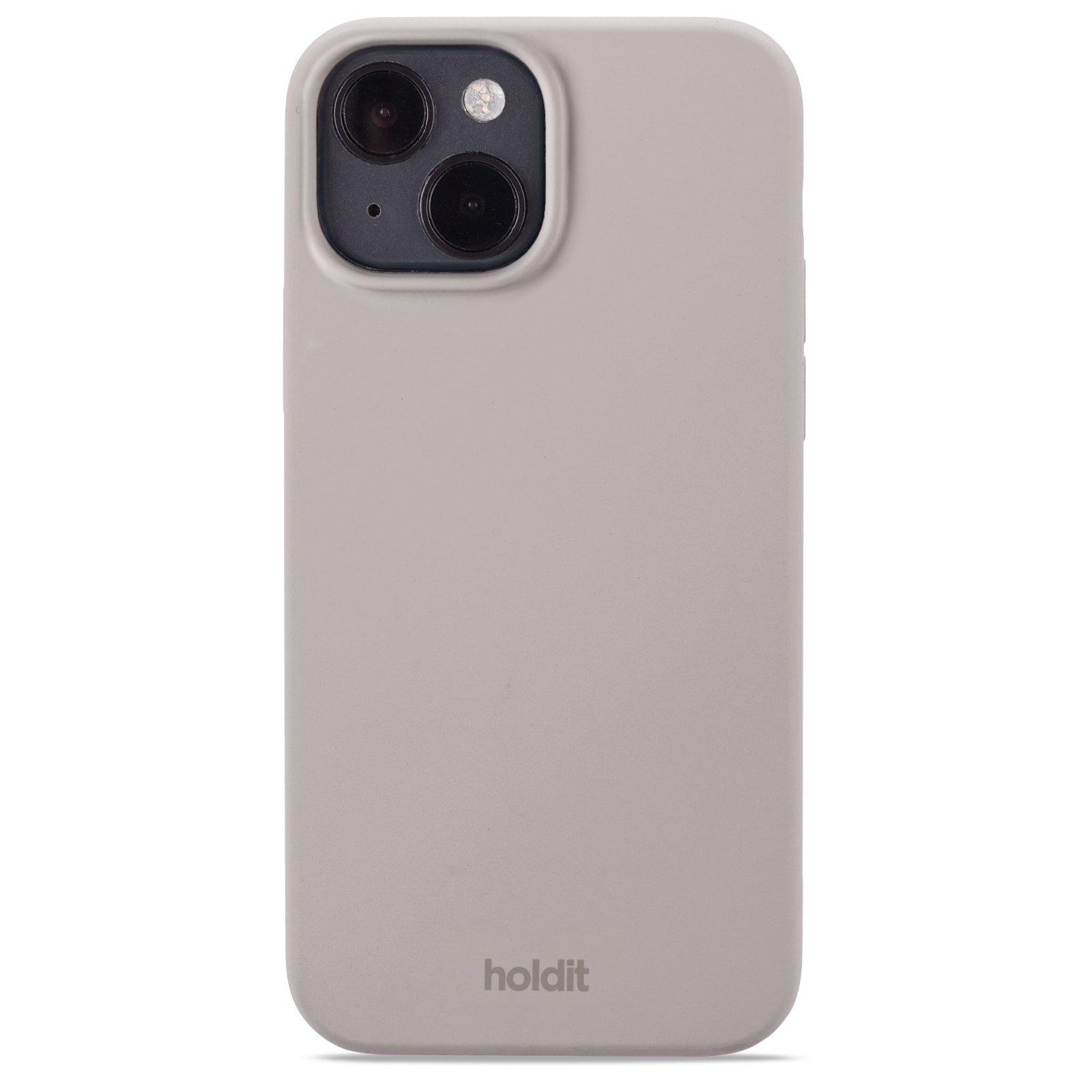 Siliconen hoesje iPhone 15 Taupe