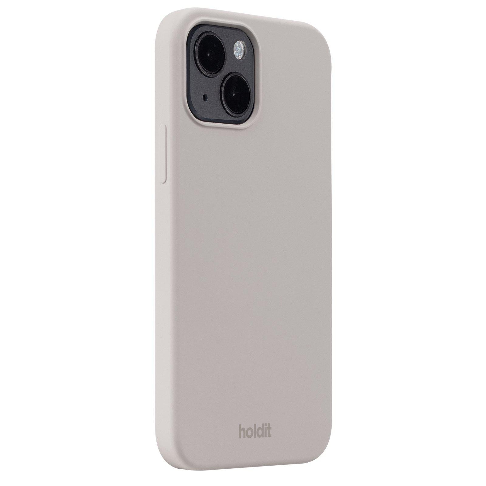 Siliconen hoesje iPhone 15 Taupe