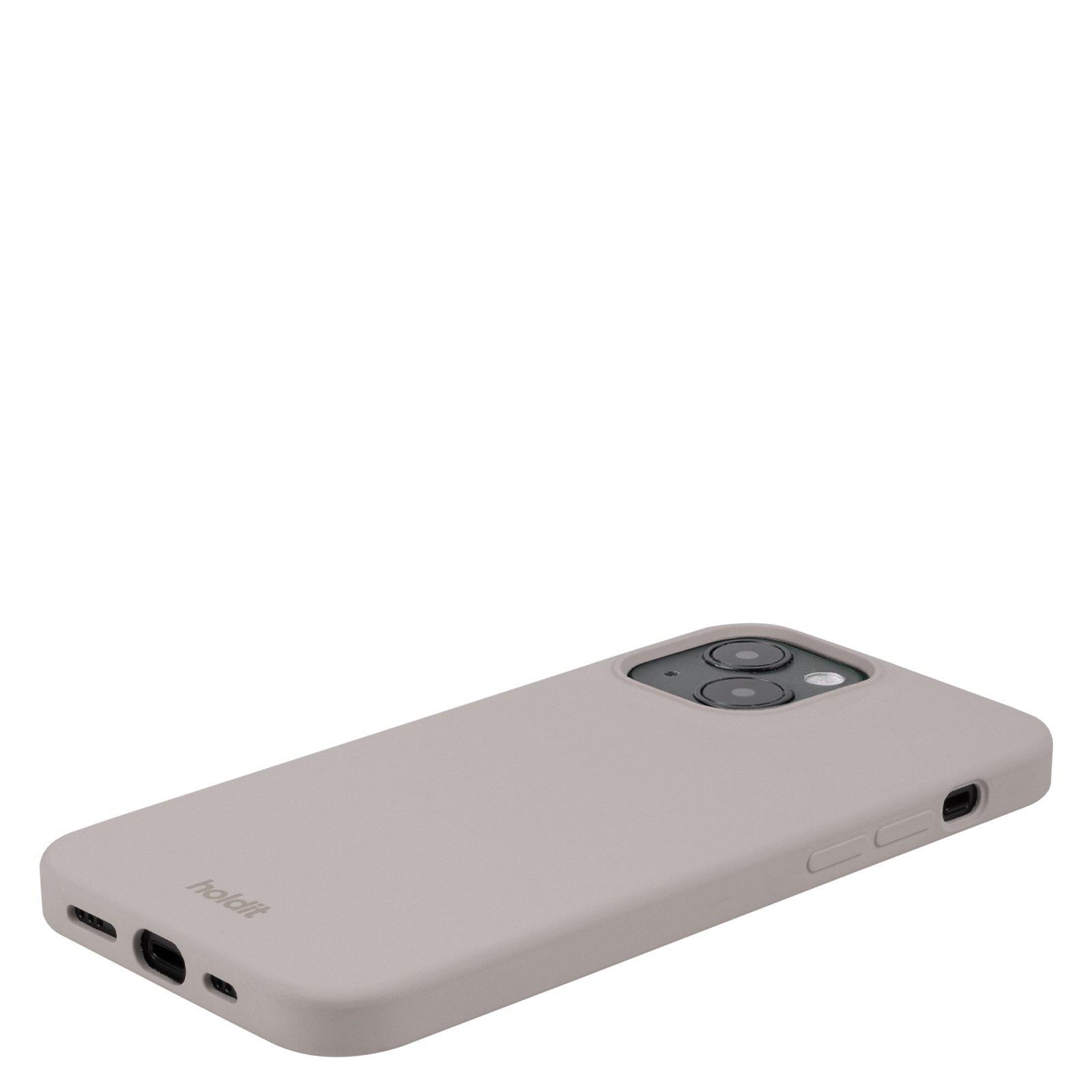 Siliconen hoesje iPhone 15 Taupe
