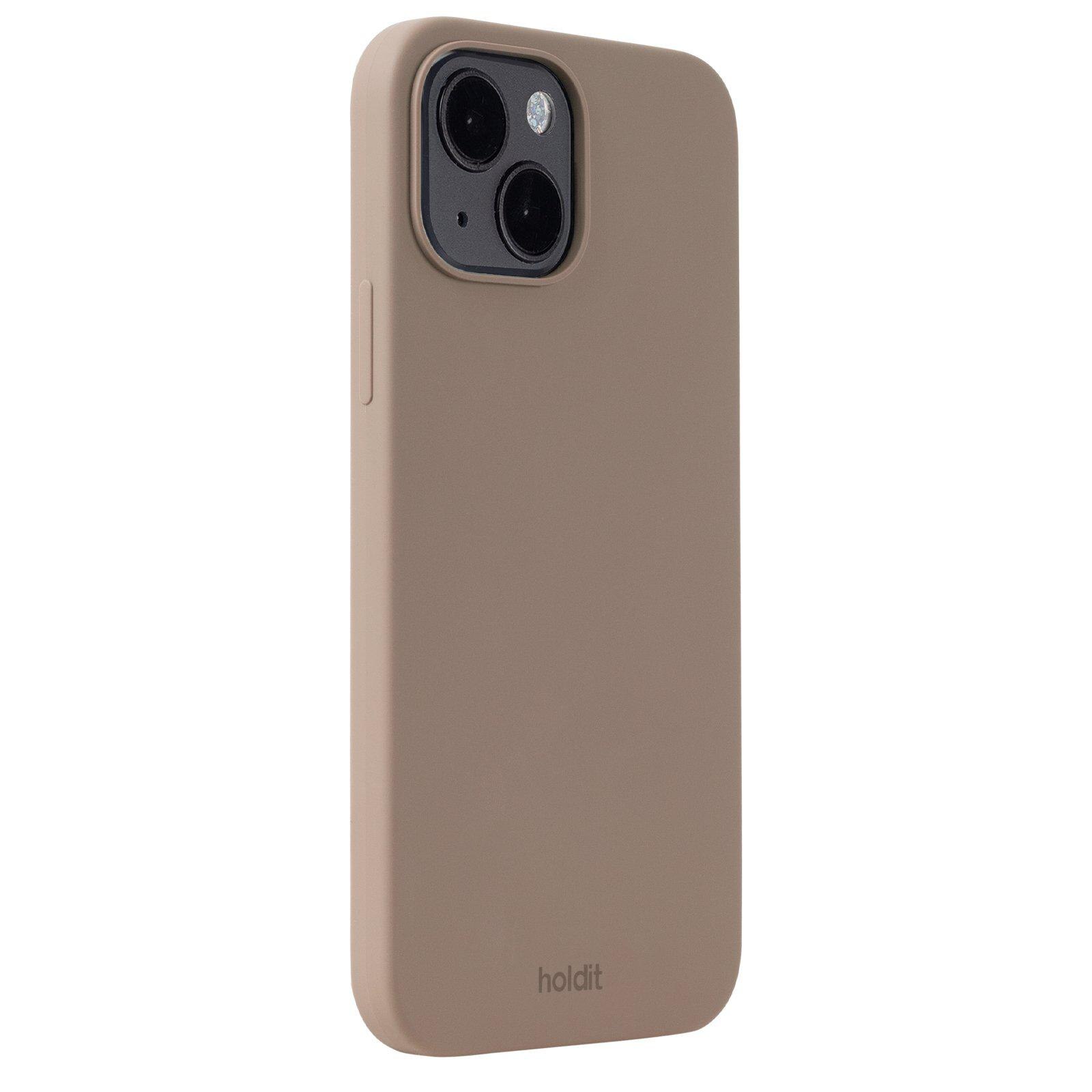 Siliconen hoesje iPhone 15 Mocha Brown