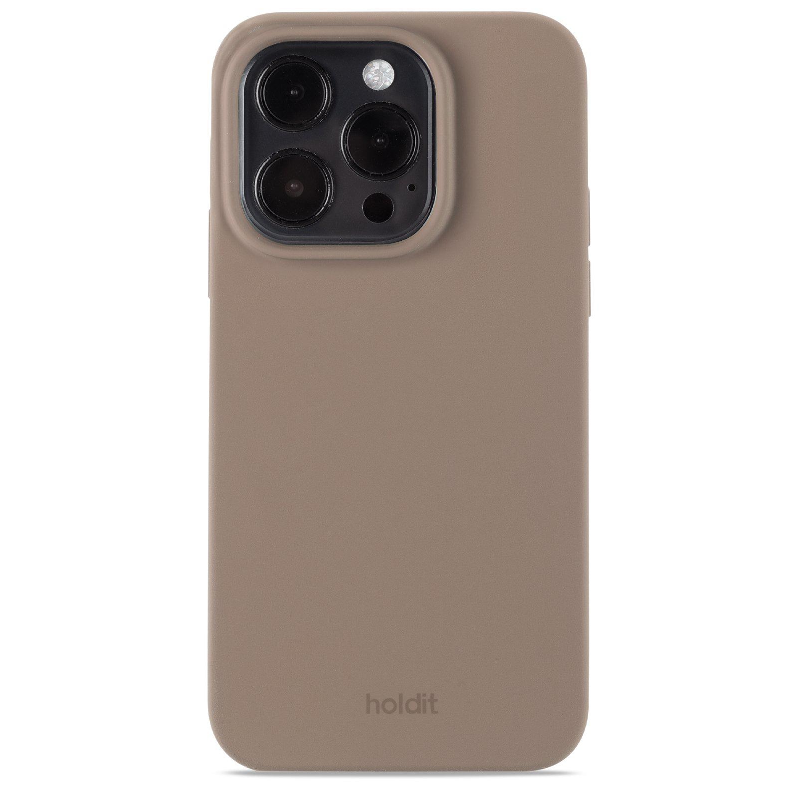 Siliconen hoesje iPhone 15 Pro Mocha Brown