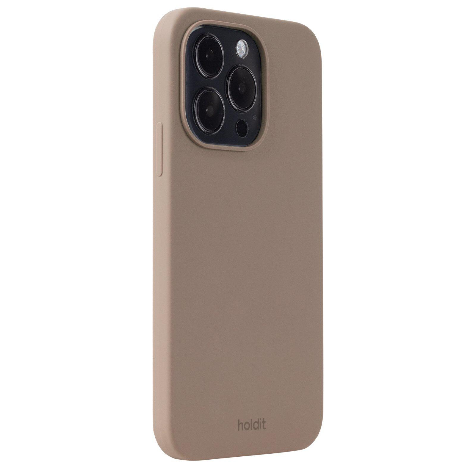 Siliconen hoesje iPhone 15 Pro Mocha Brown