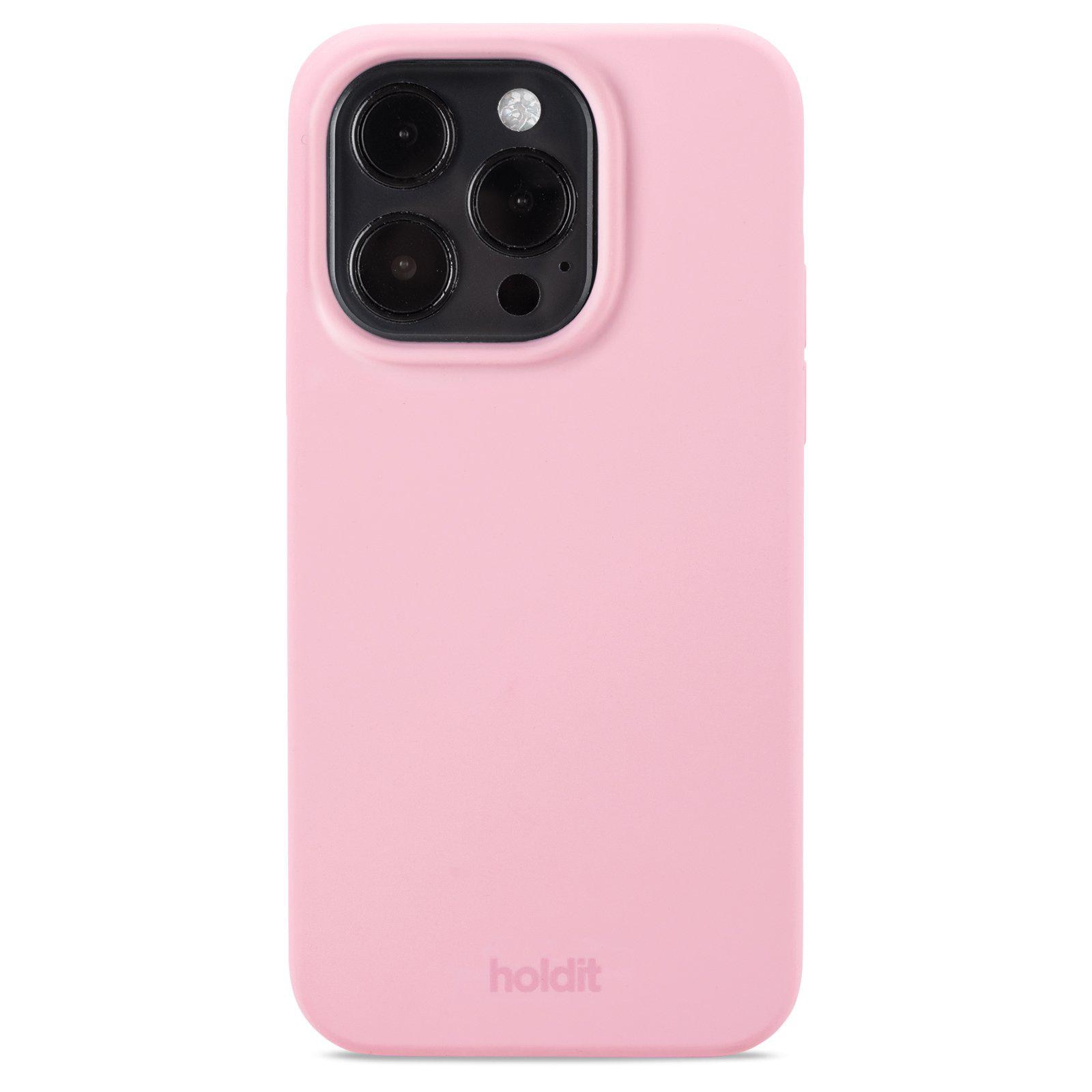 Siliconen hoesje iPhone 15 Pro Pink