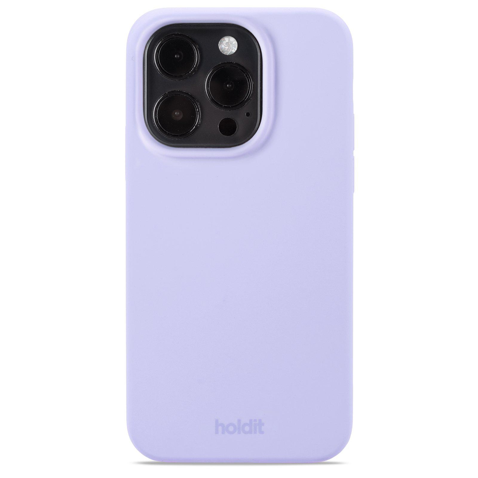Siliconen hoesje iPhone 15 Pro Lavender