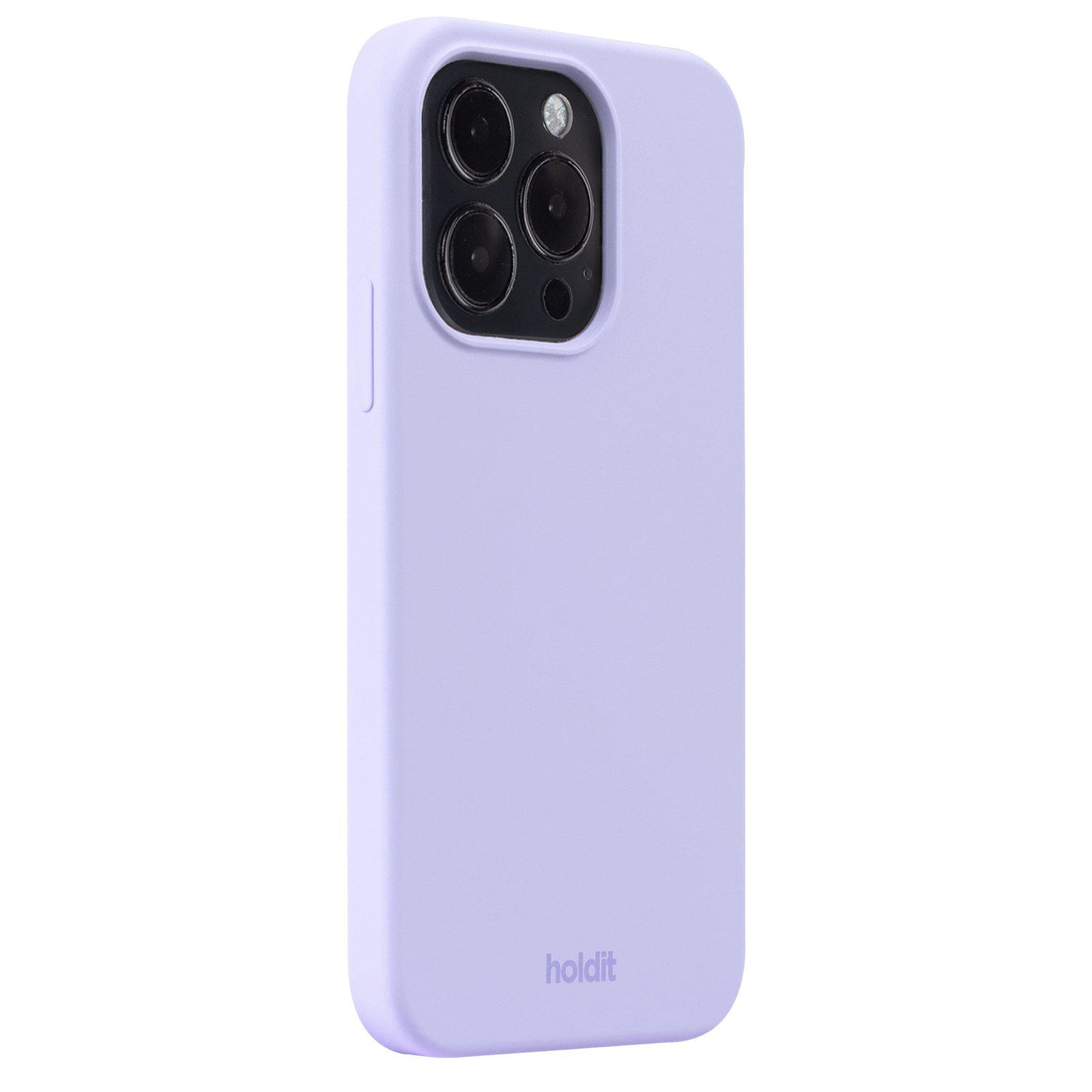 Siliconen hoesje iPhone 15 Pro Lavender