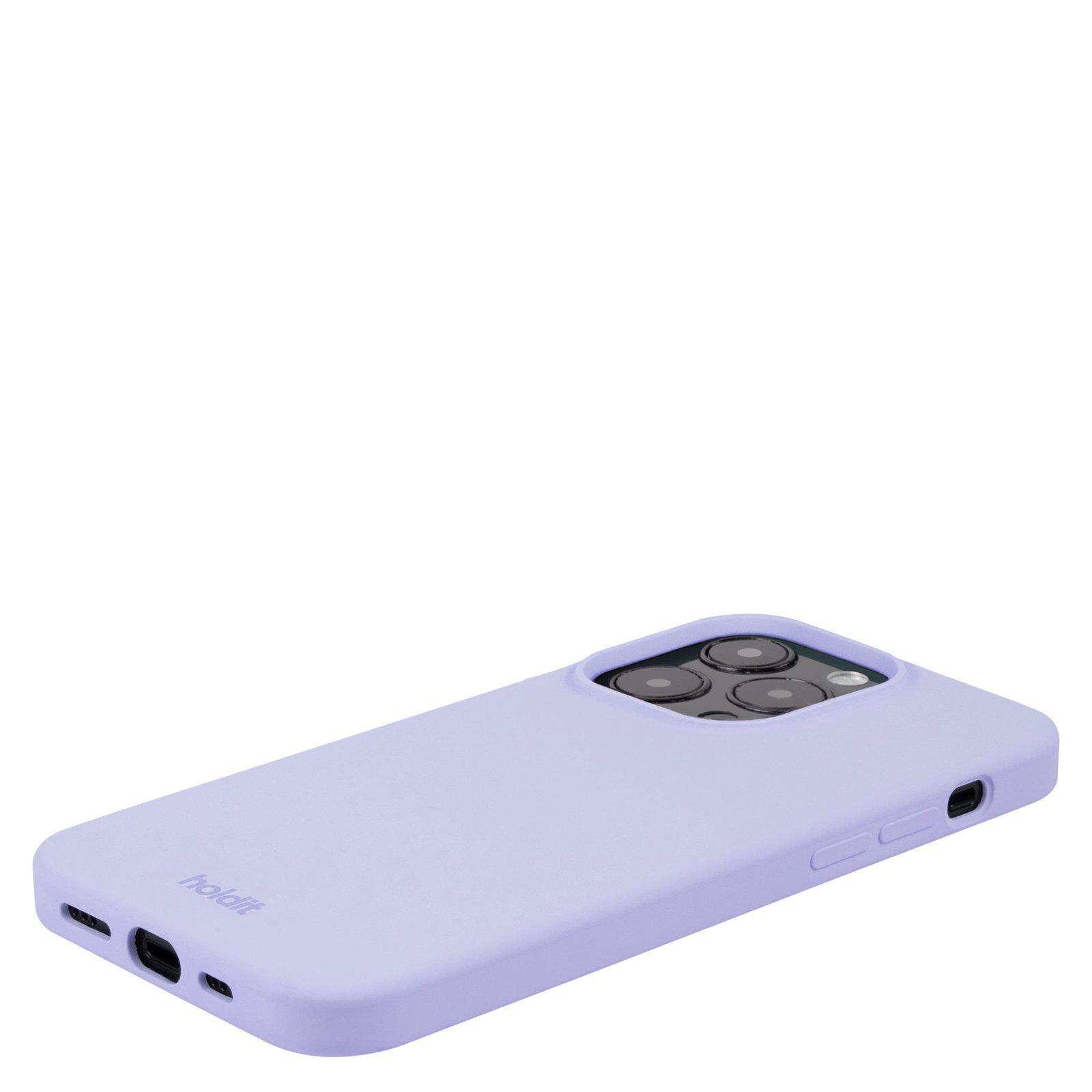 Siliconen hoesje iPhone 15 Pro Lavender