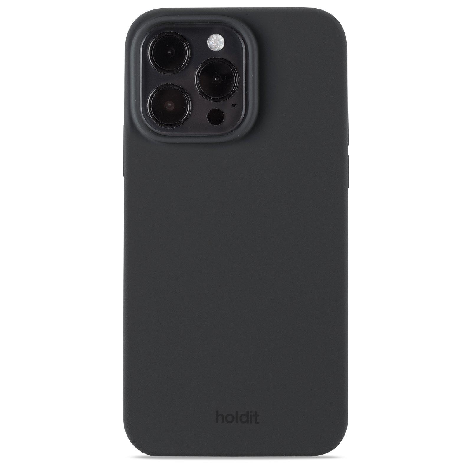 Siliconen hoesje Apple iPhone 15 Pro Max Zwart