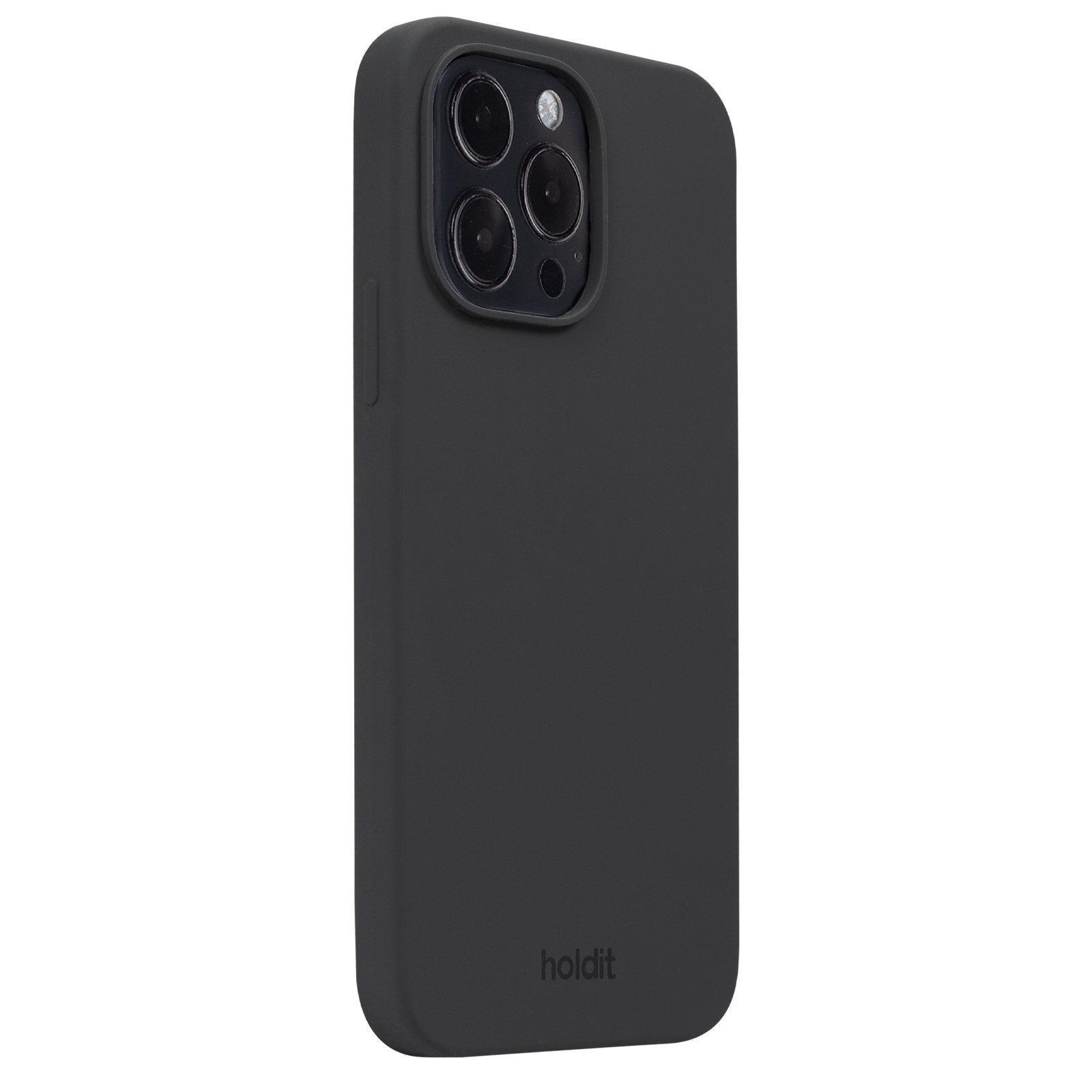 Siliconen hoesje Apple iPhone 15 Pro Max Zwart