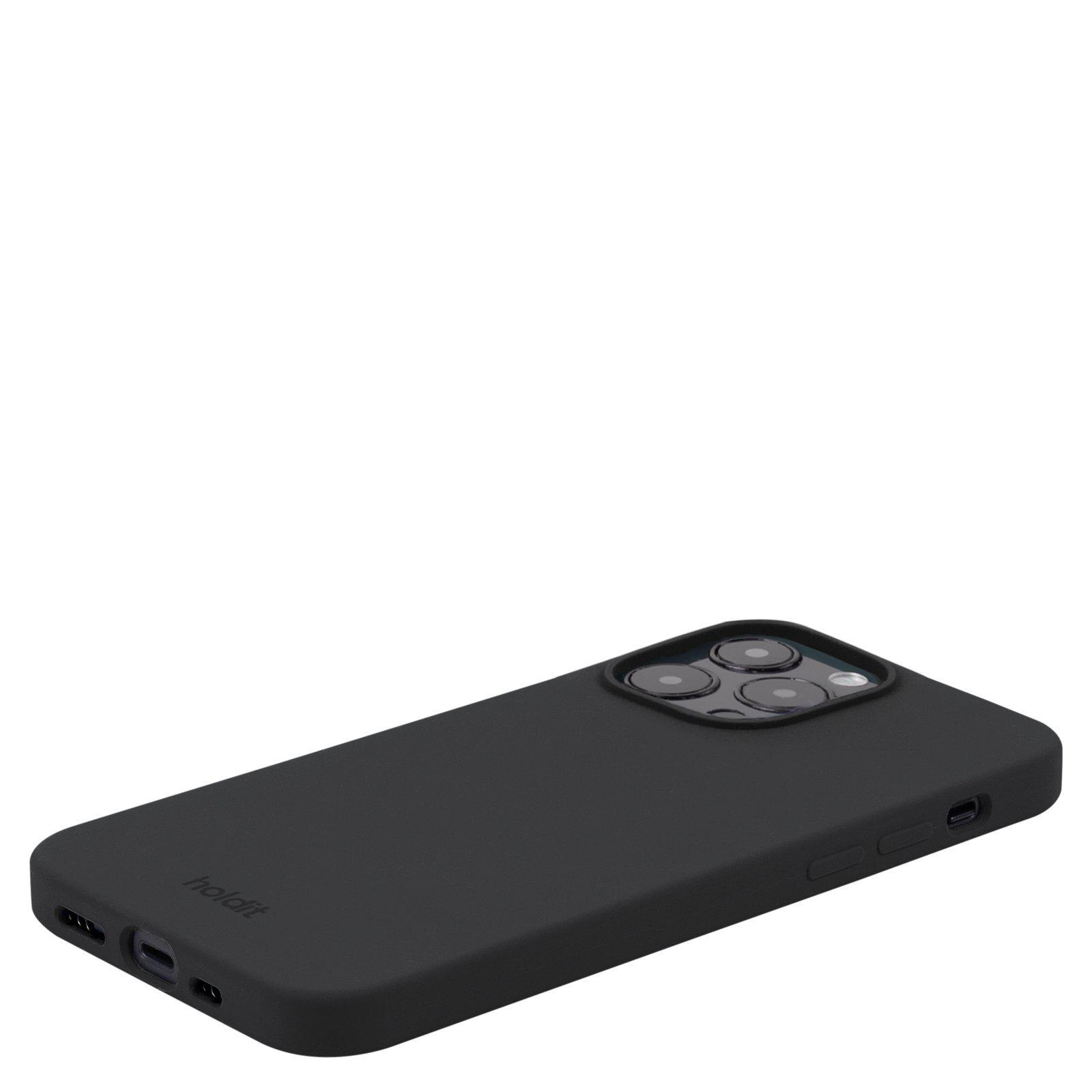 Siliconen hoesje Apple iPhone 15 Pro Max Zwart