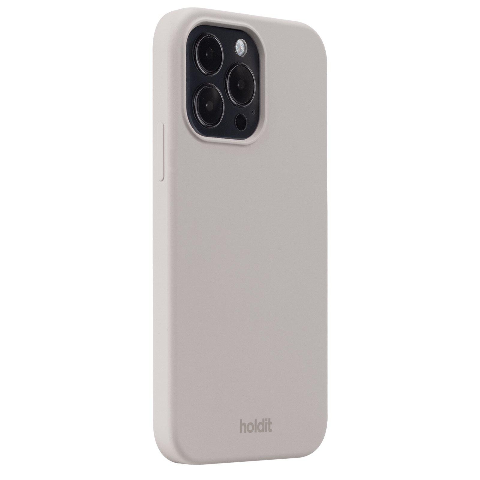 Siliconen hoesje iPhone 15 Pro Max Taupe