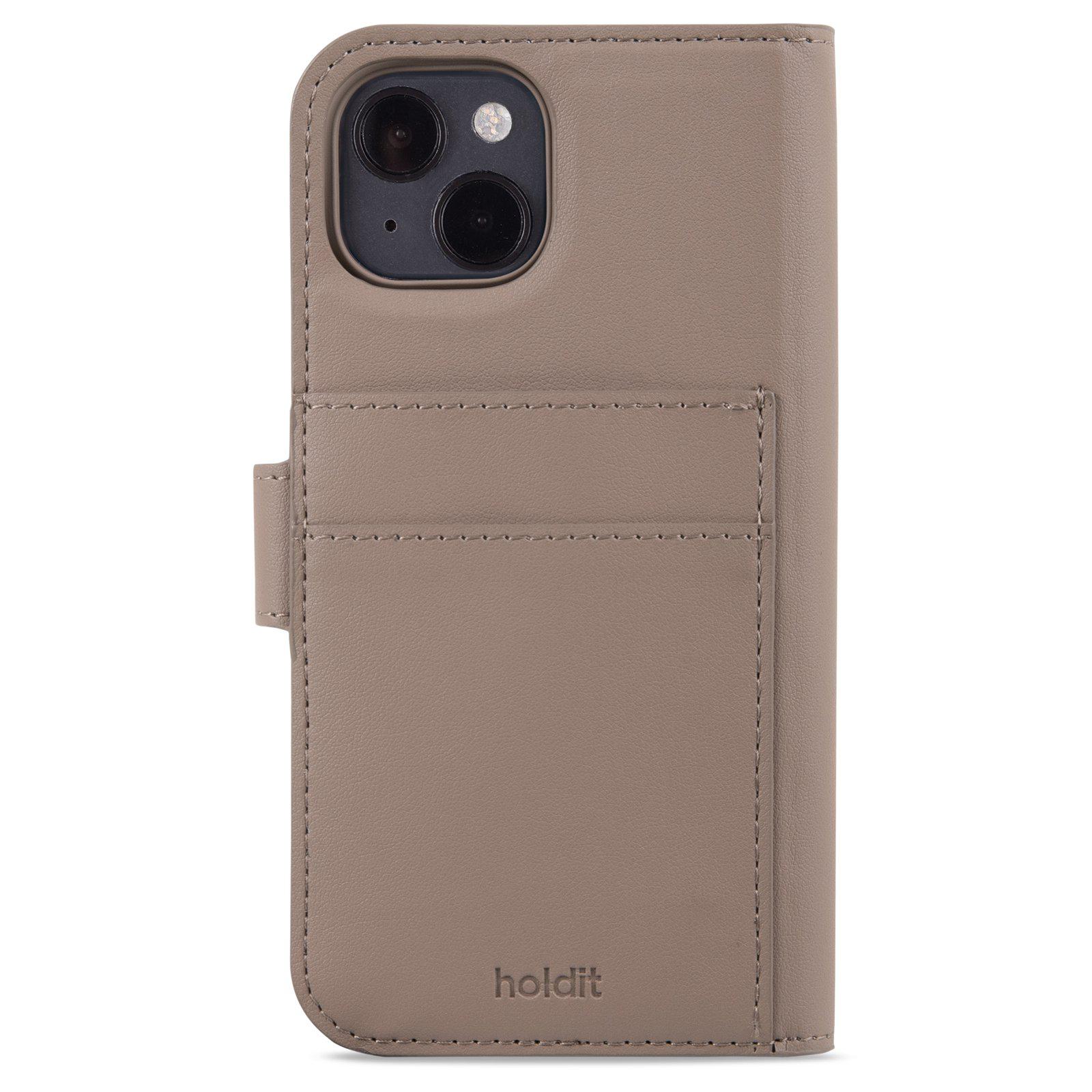 Bookcover hoesje Magneet Plus iPhone 15 Mocha Brown