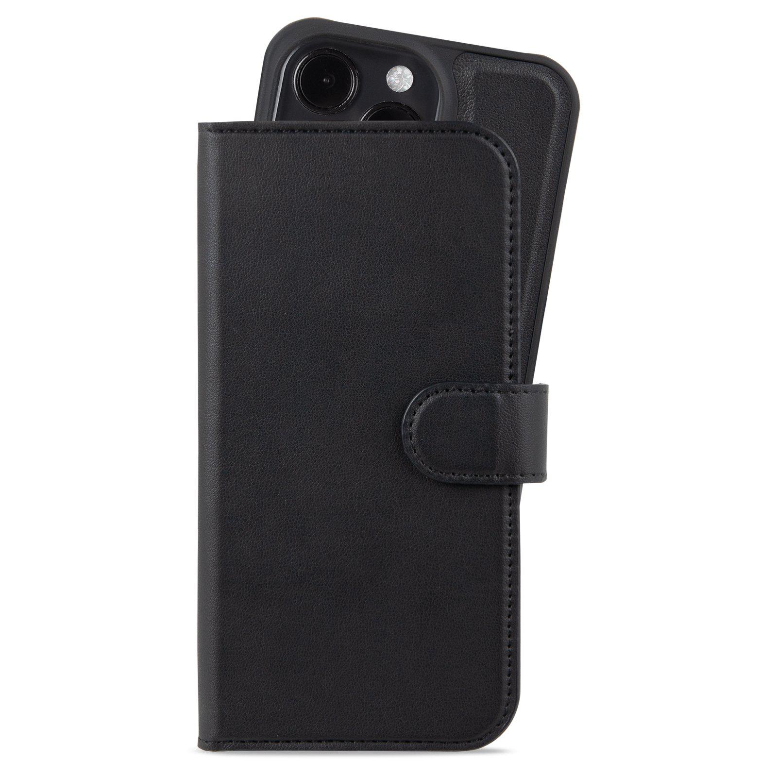 Bookcover hoesje Magneet Plus iPhone 15 Pro zwart