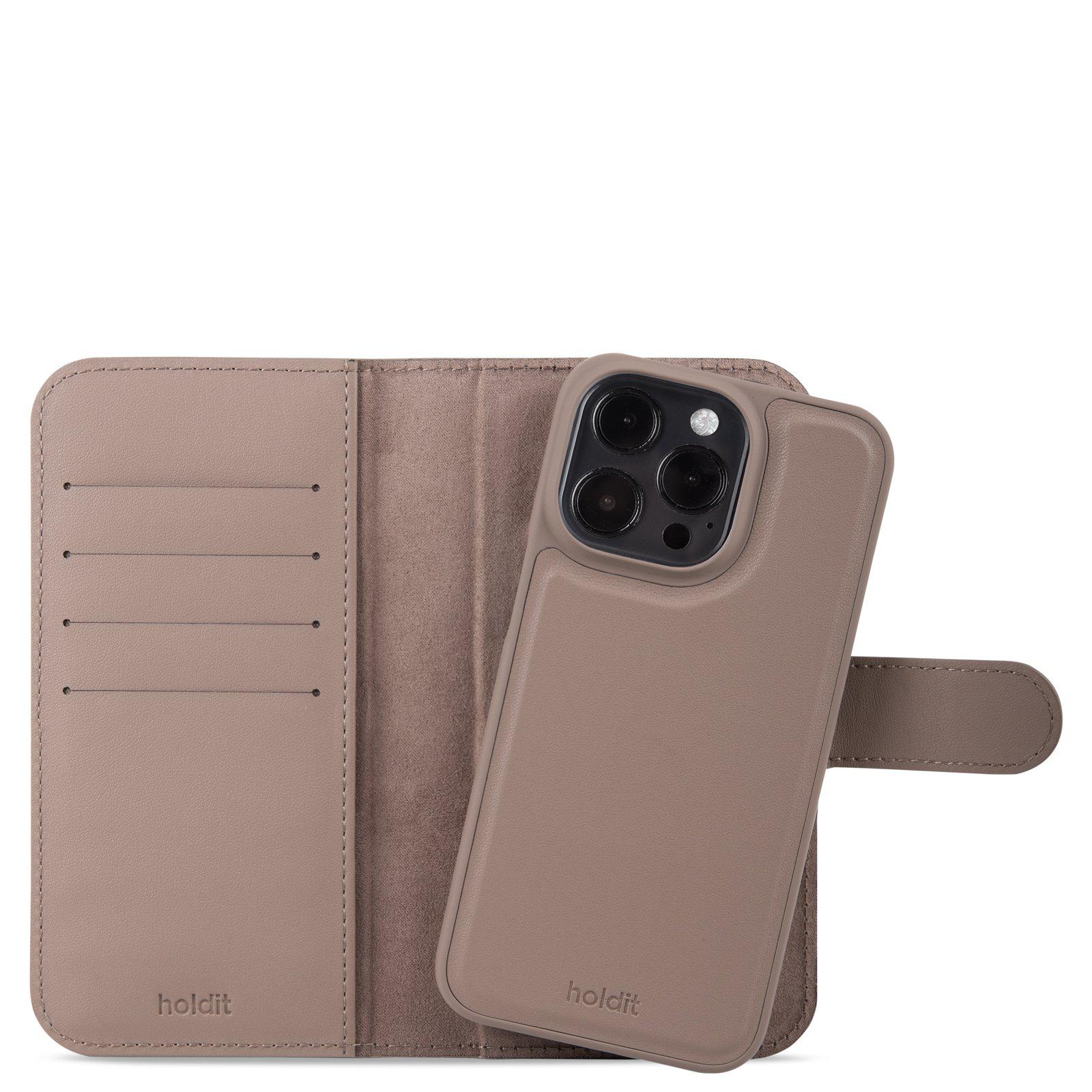 Bookcover hoesje Magneet Plus iPhone 15 Pro Mocha Brown