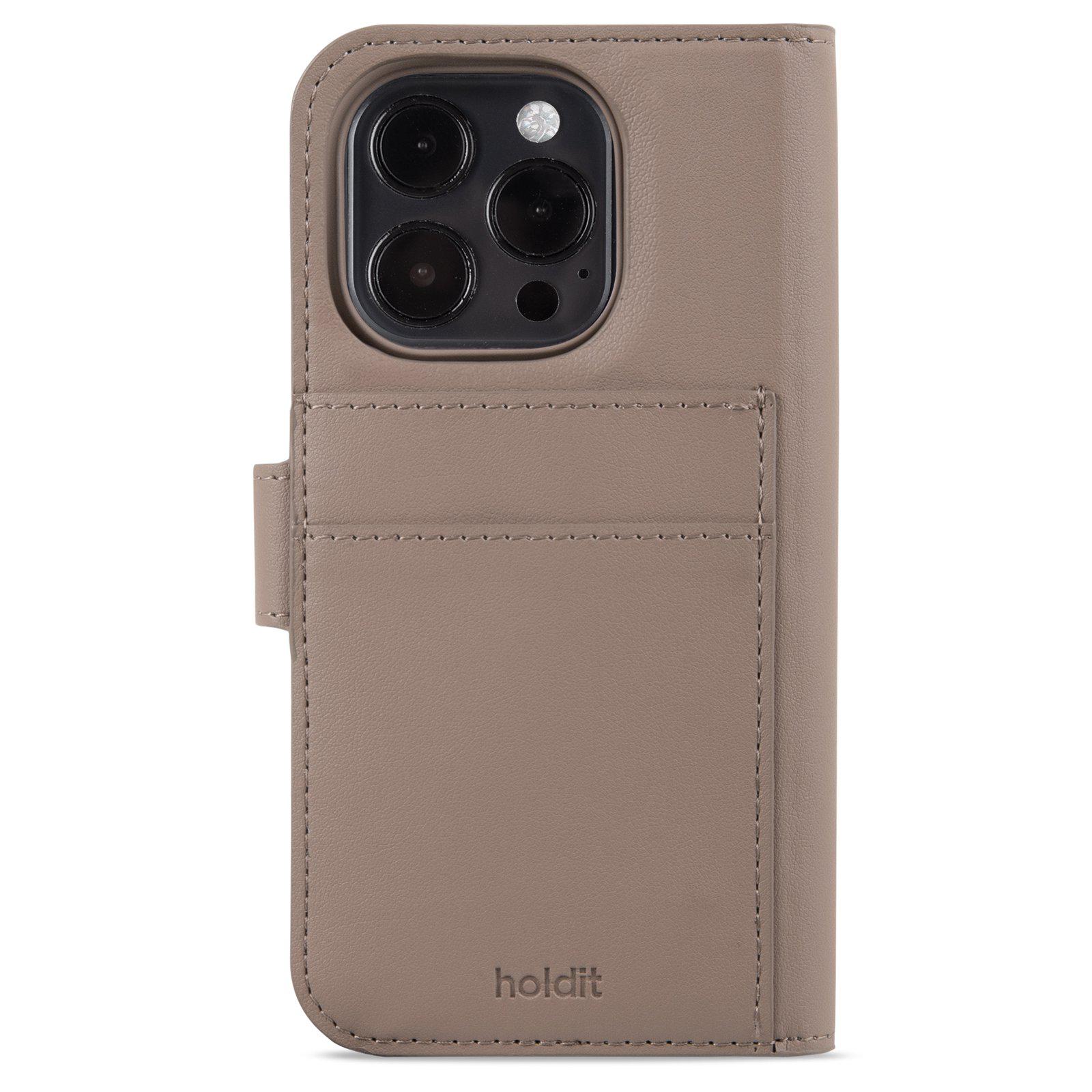 Bookcover hoesje Magneet Plus iPhone 15 Pro Mocha Brown