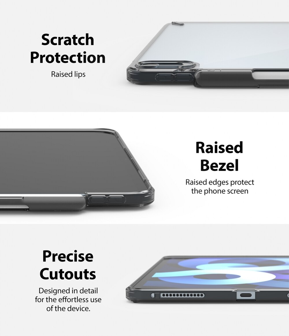 Fusion Case iPad Air 10.9 5th Gen (2022) zwart