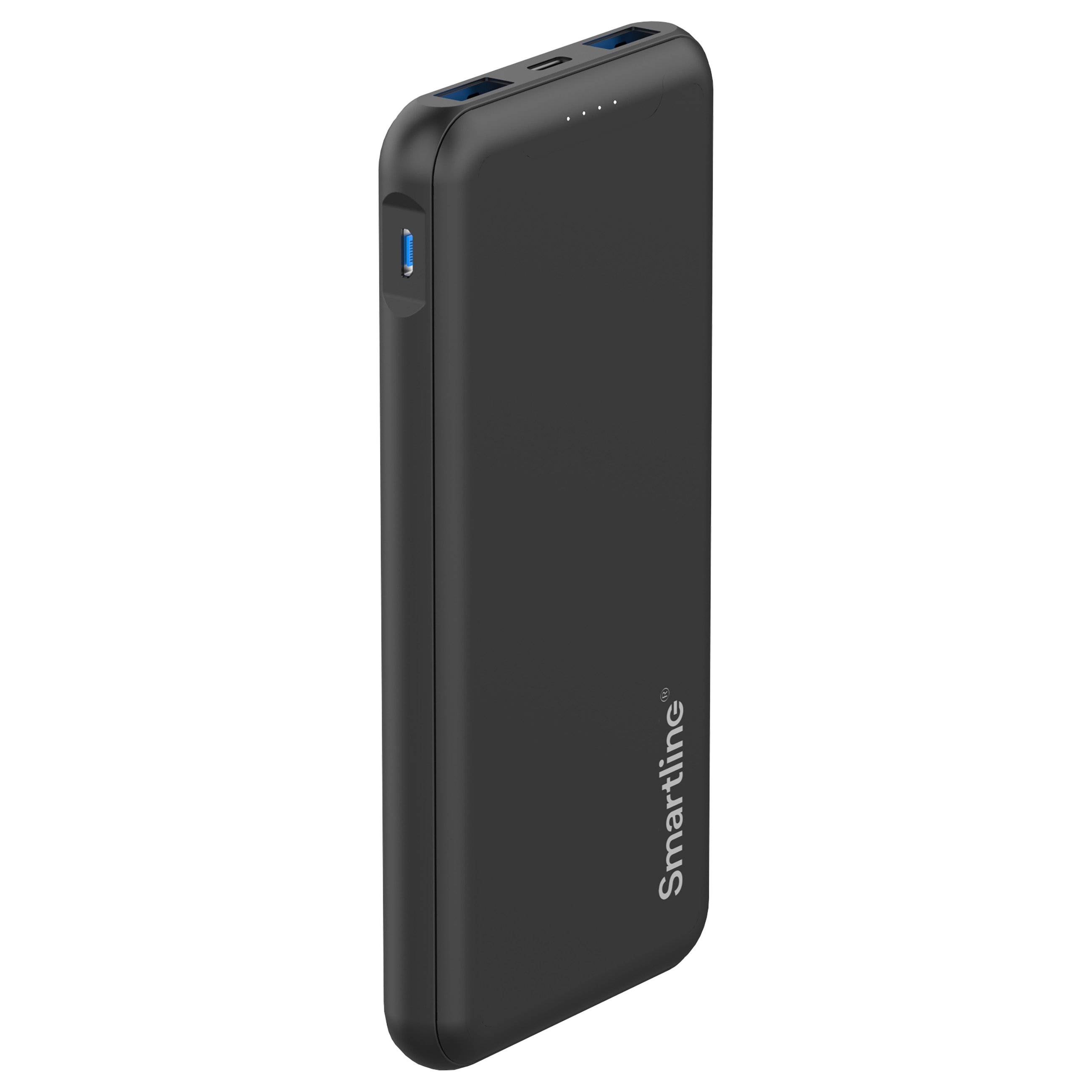 Powerbank 10000 mAh USB-A + USB-C PD zwart