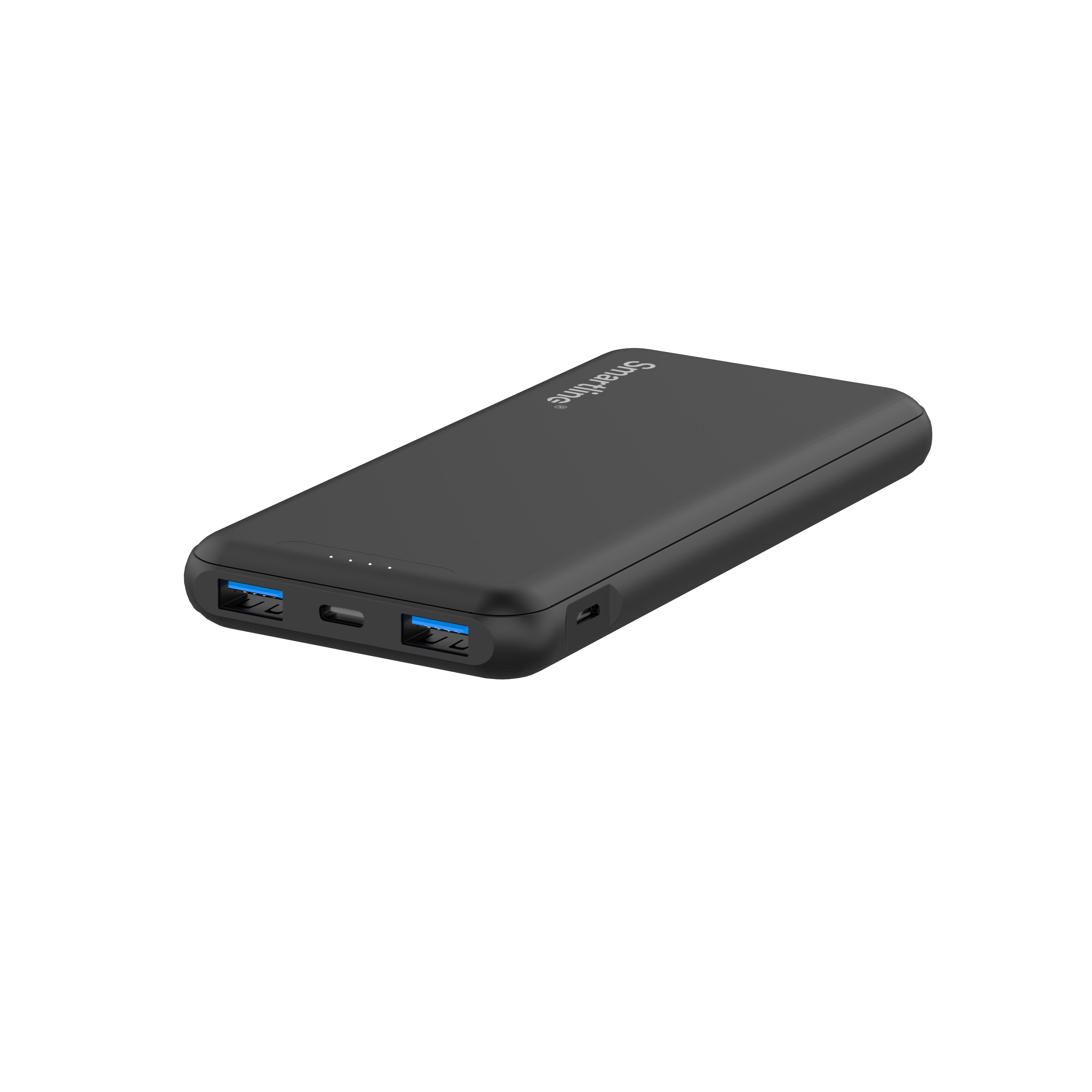 Powerbank 10000 mAh USB-A + USB-C PD zwart