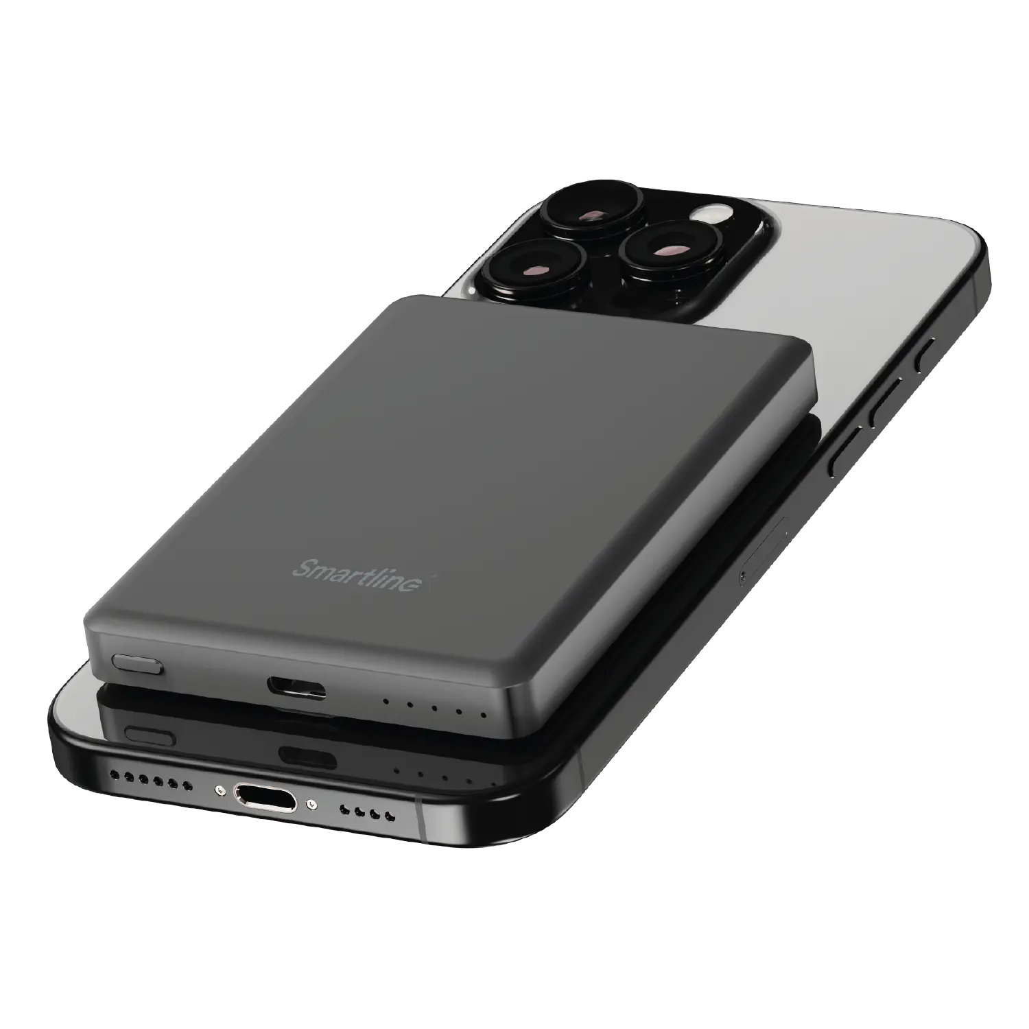 Draadloze Magnetische Powerbank Qi2 5000mAh zwart