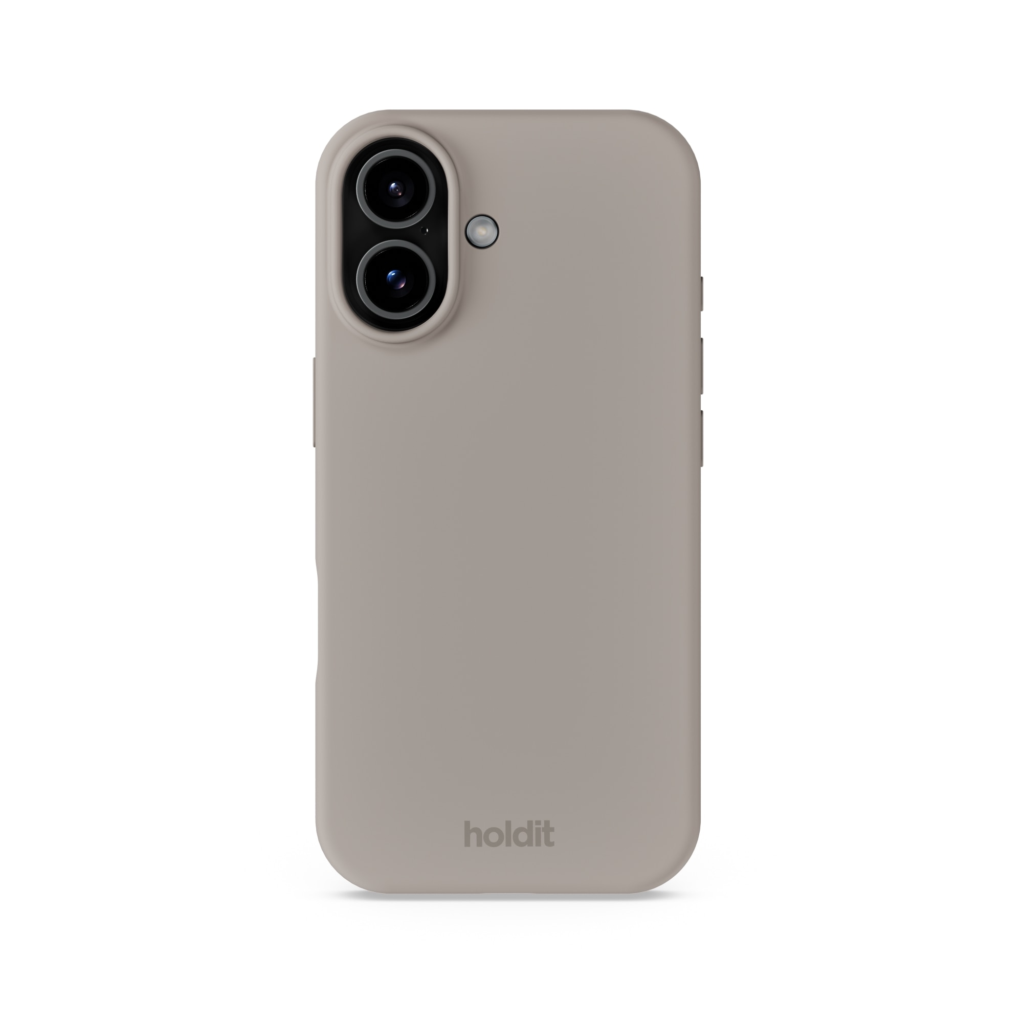 Siliconen hoesje iPhone 17 Taupe