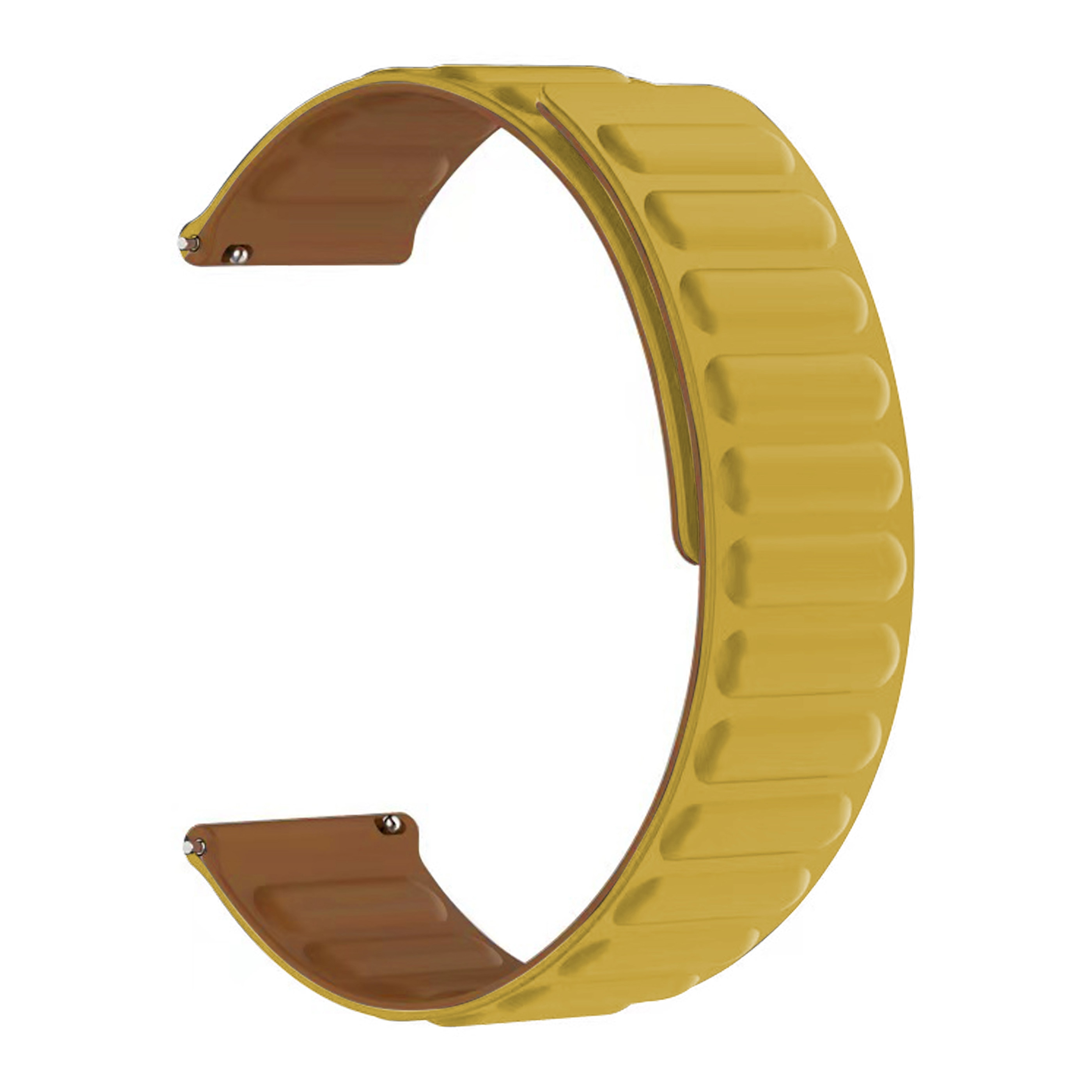 OnePlus Watch 2 Magnetisch siliconen bandje geel