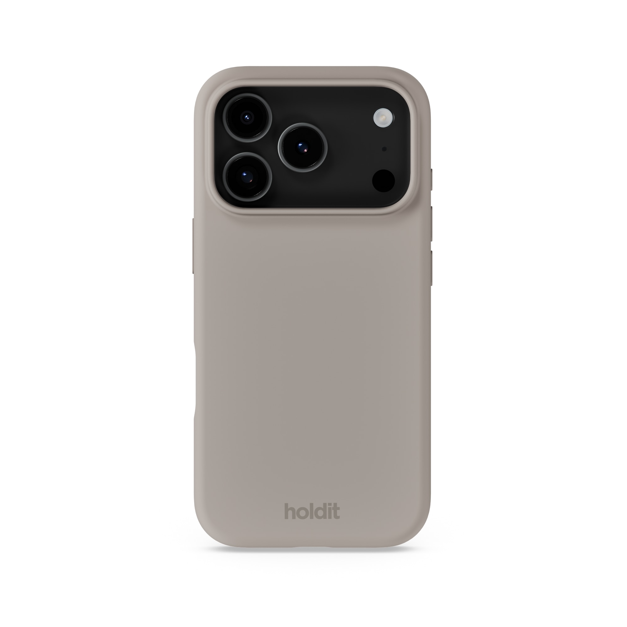 Siliconen hoesje iPhone 17 Pro Max Taupe